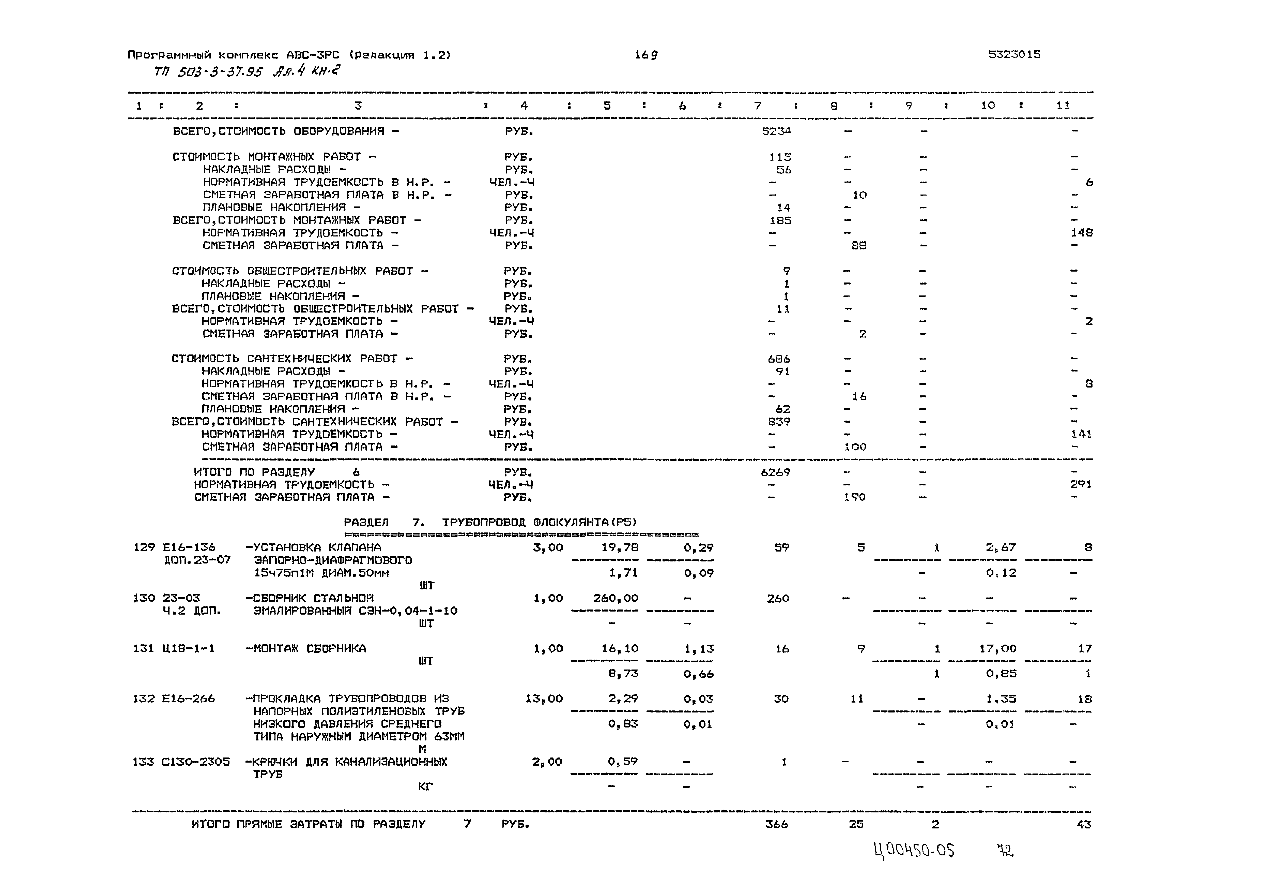 Типовой проект 503-3-37.95