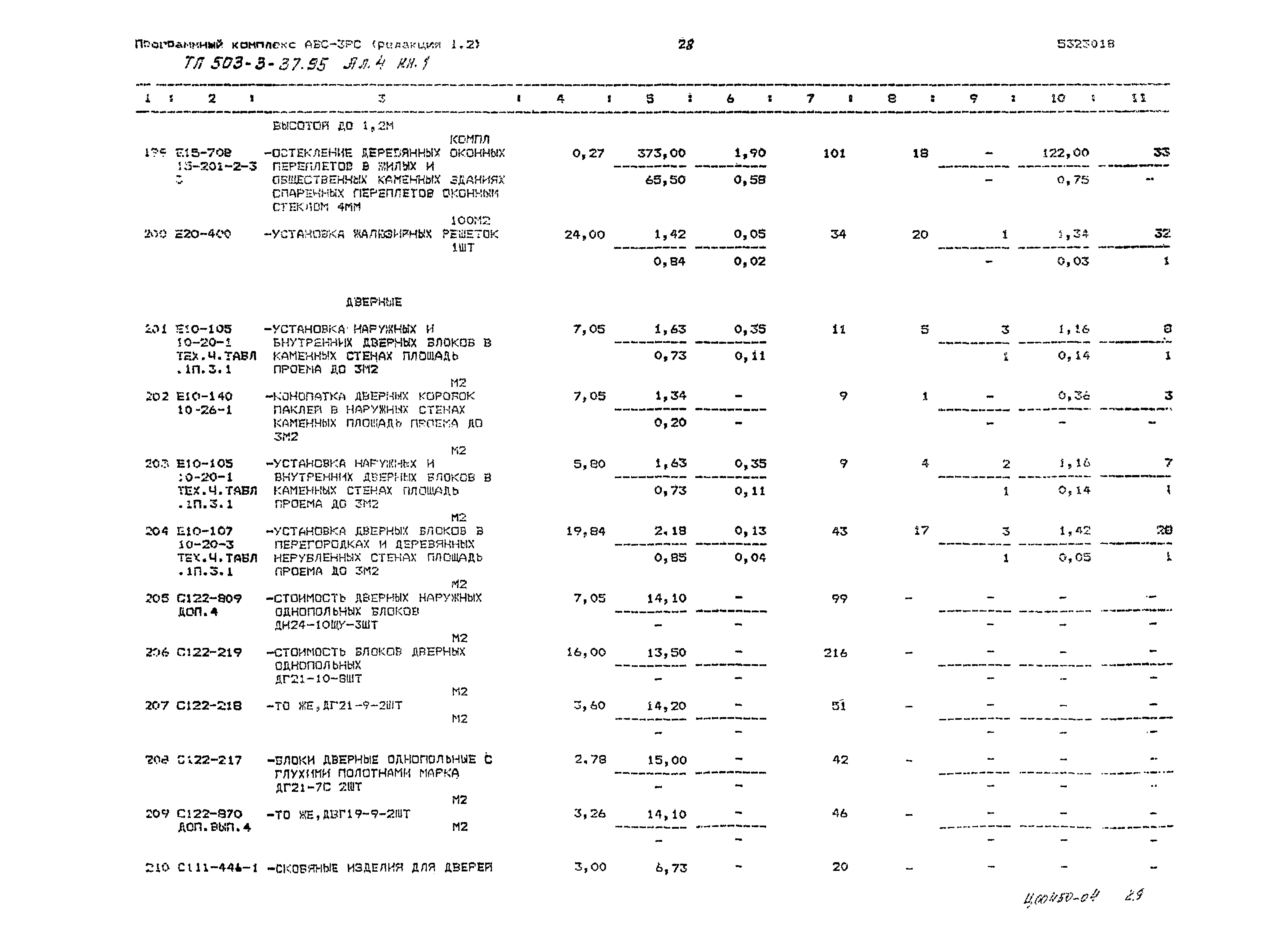 Типовой проект 503-3-37.95