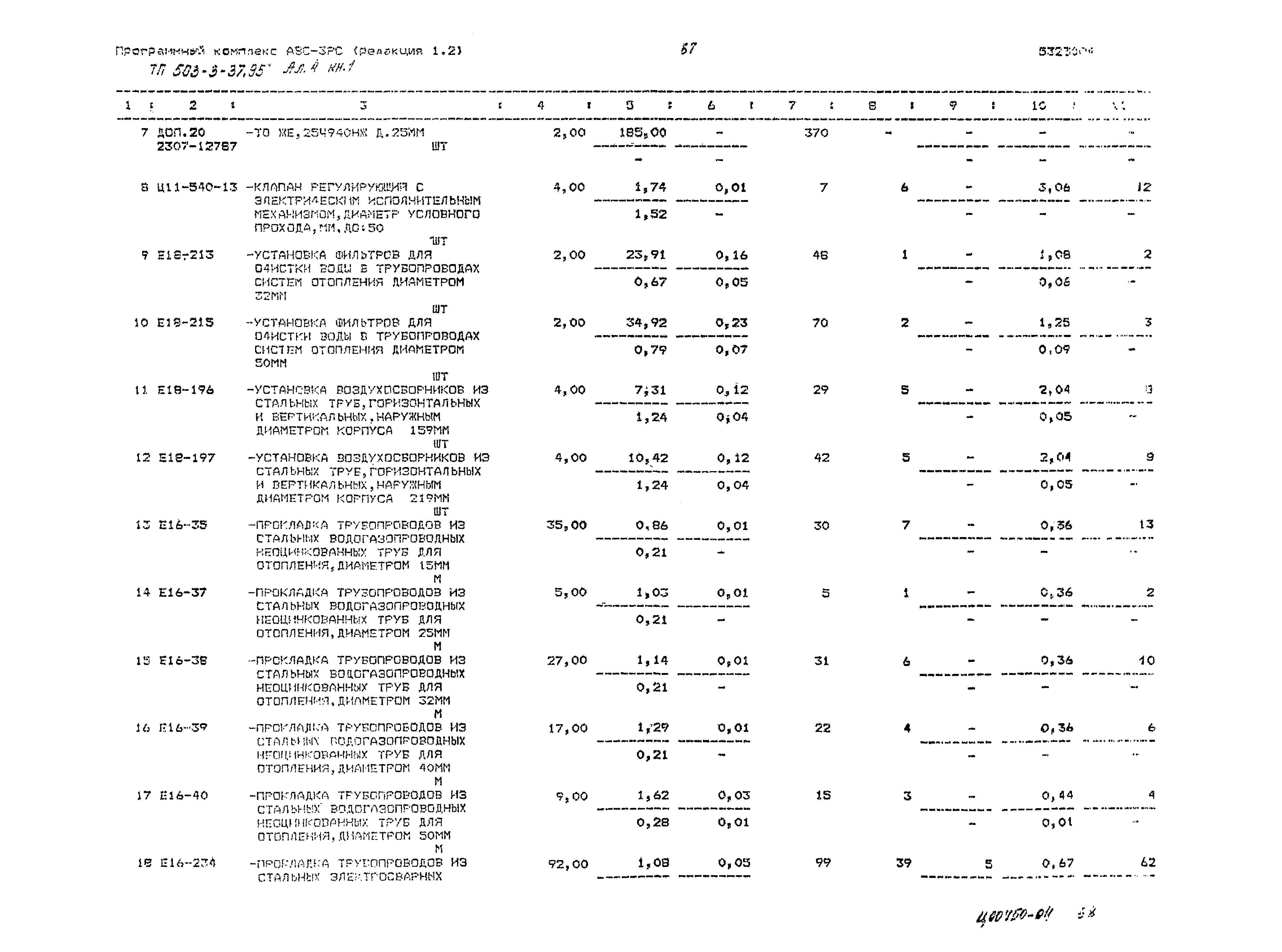 Типовой проект 503-3-37.95