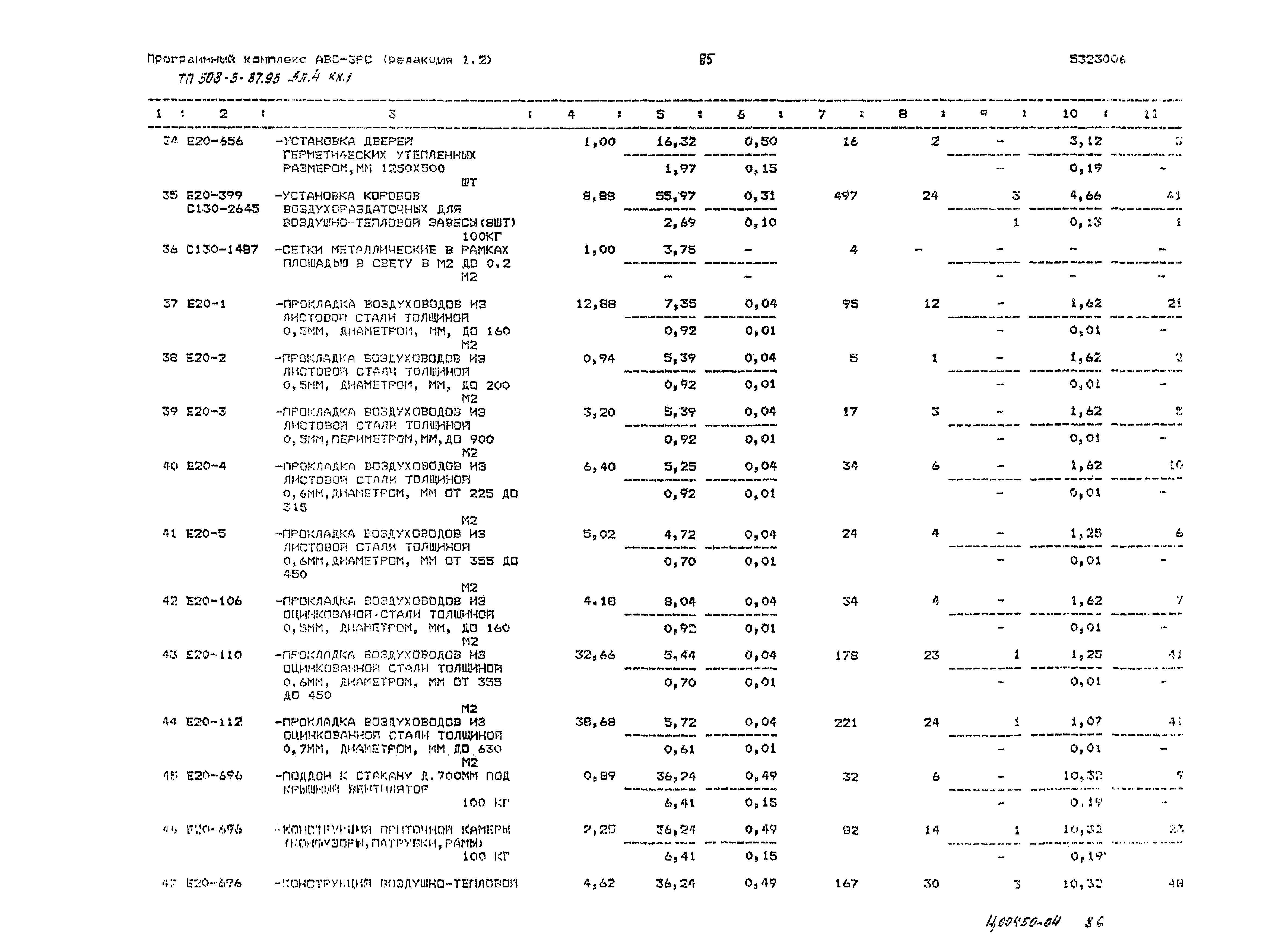 Типовой проект 503-3-37.95