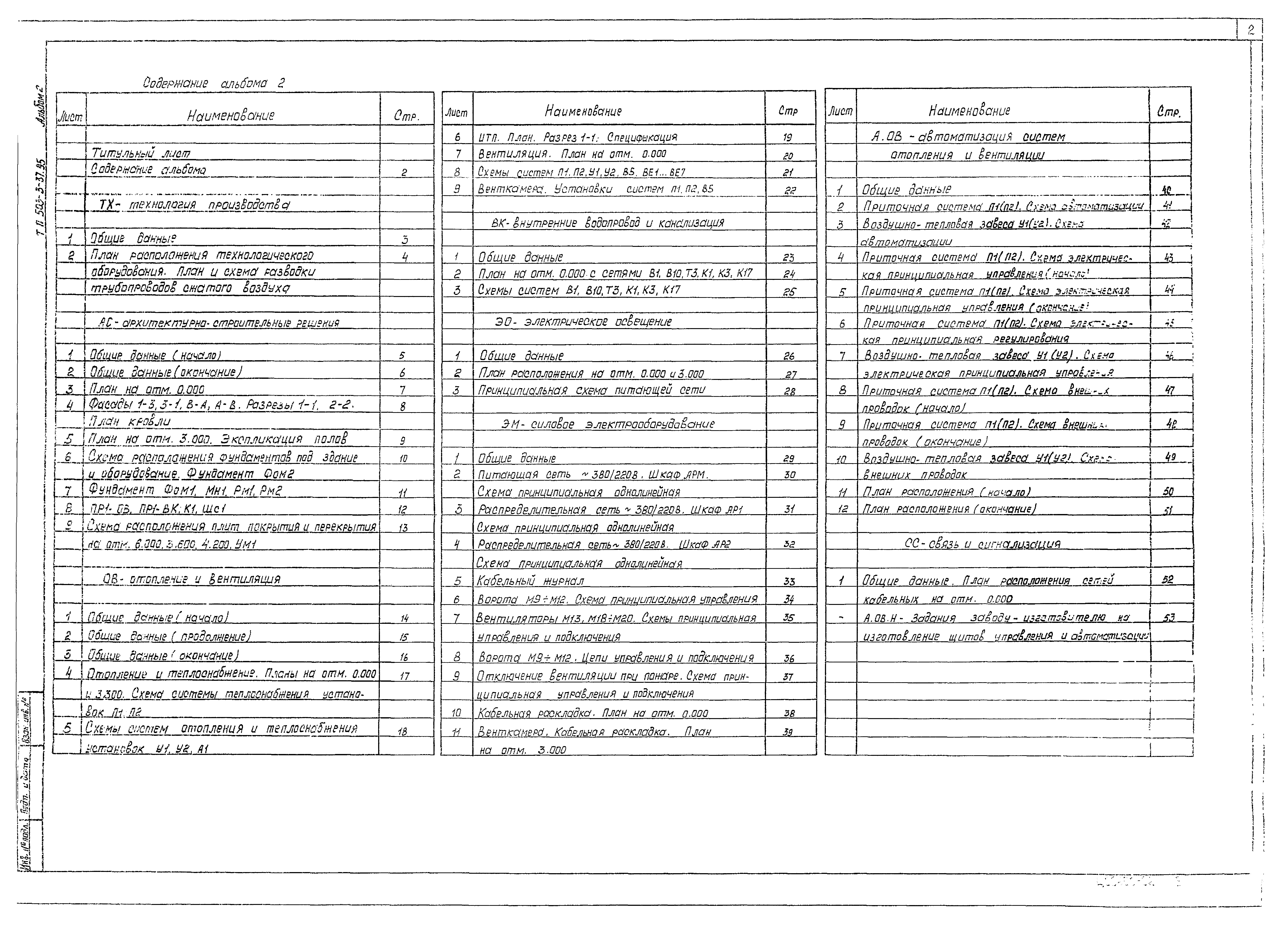 Типовой проект 503-3-37.95