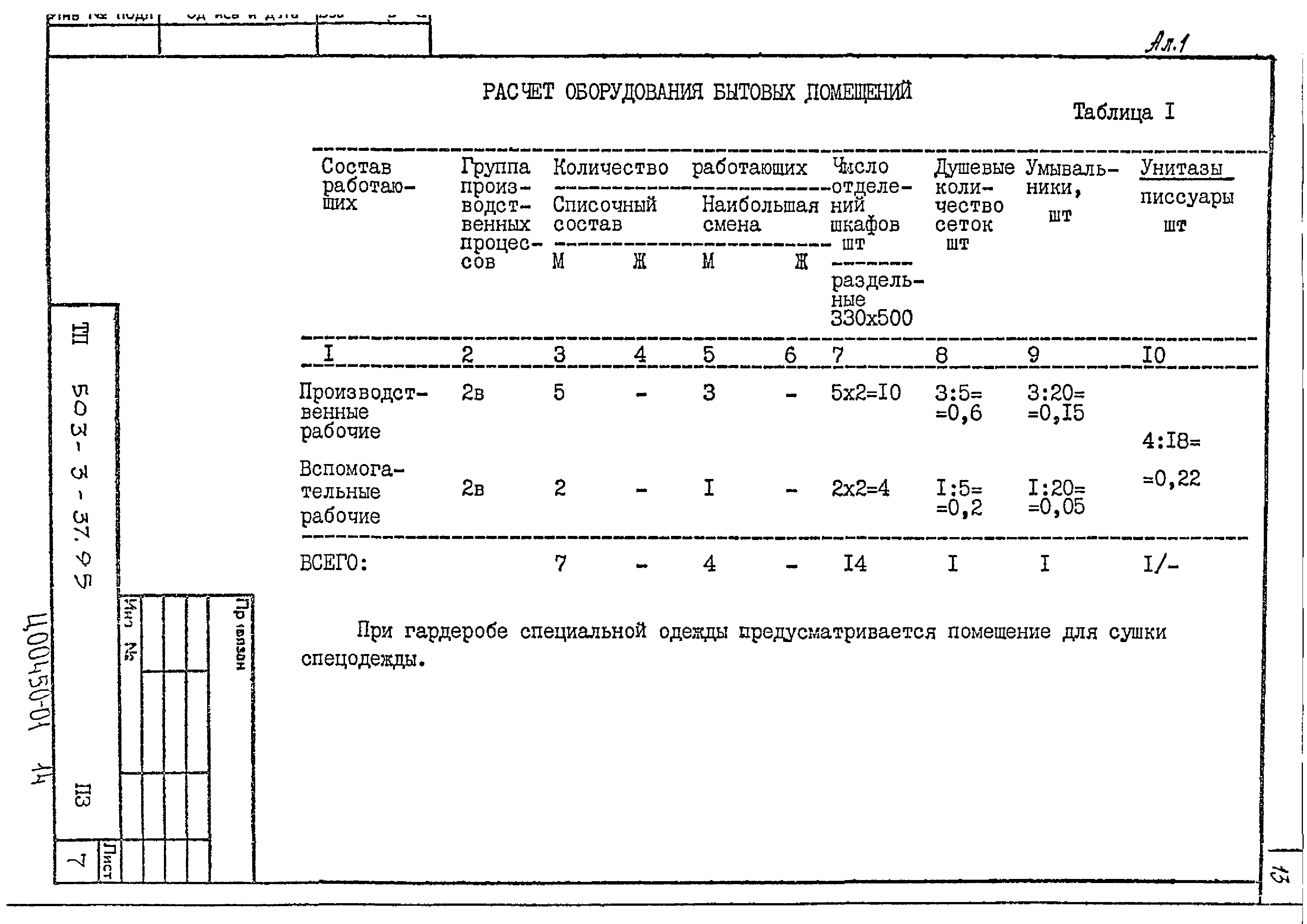 Типовой проект 503-3-37.95