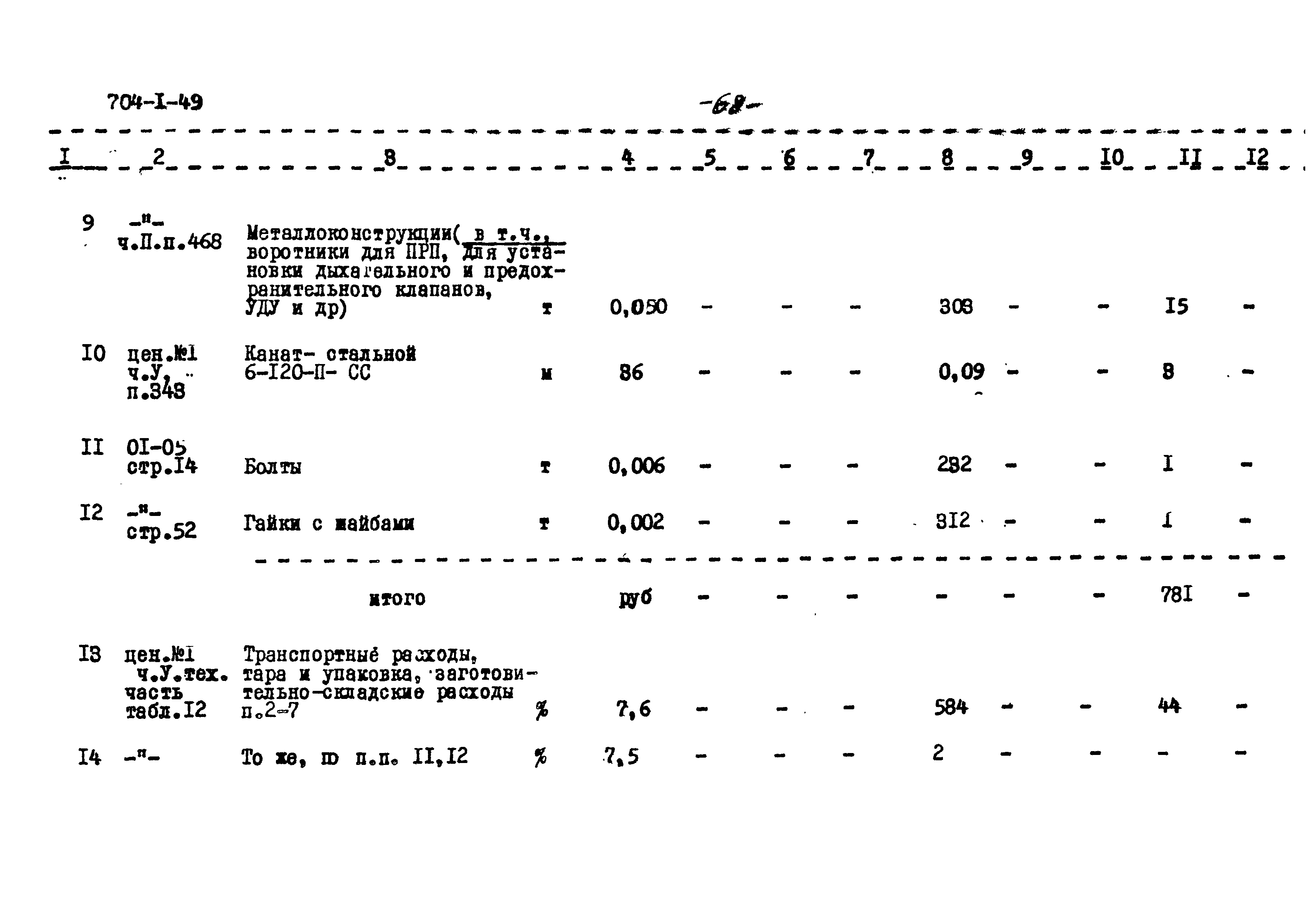 Типовой проект 704-1-49