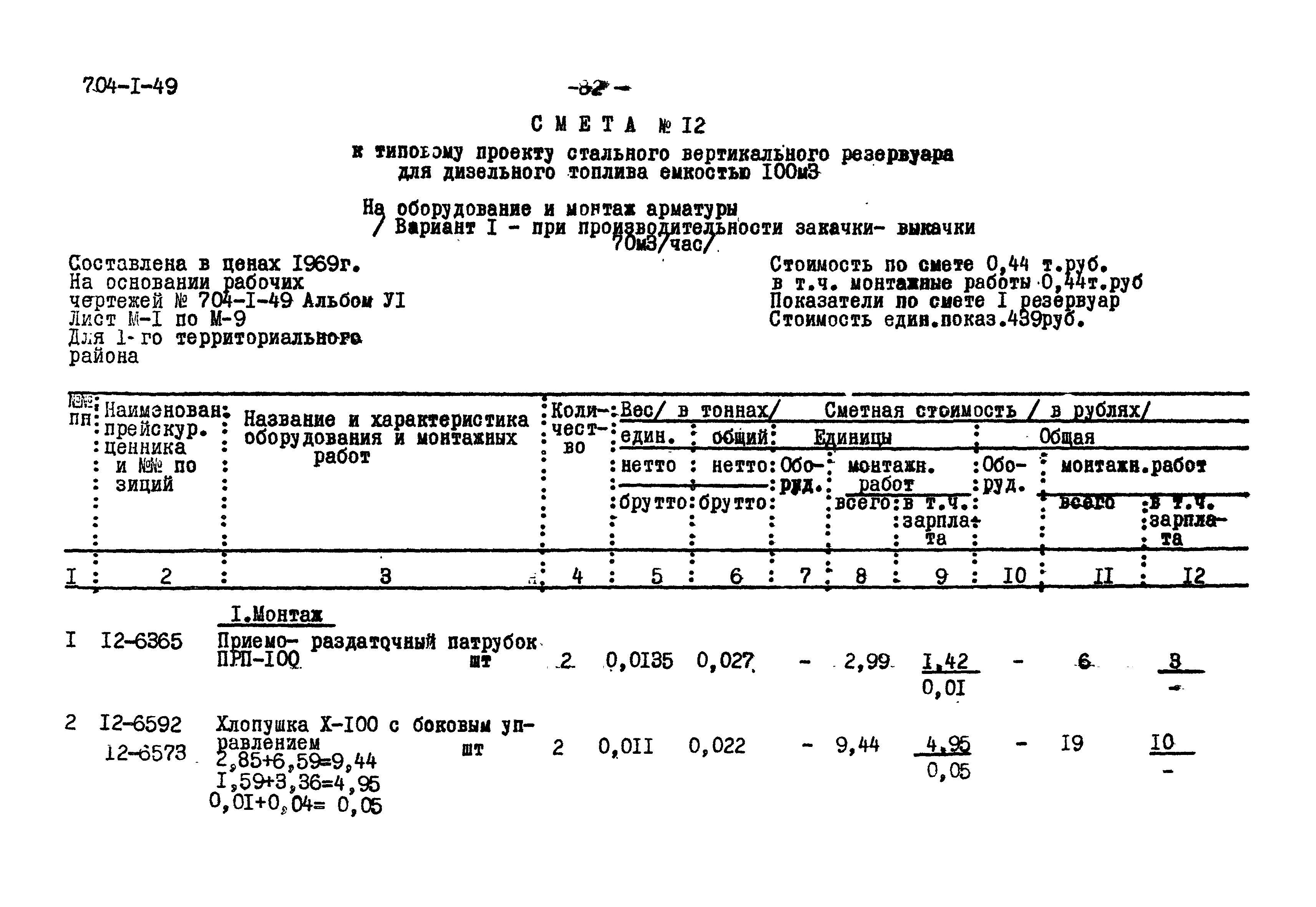 Типовой проект 704-1-49