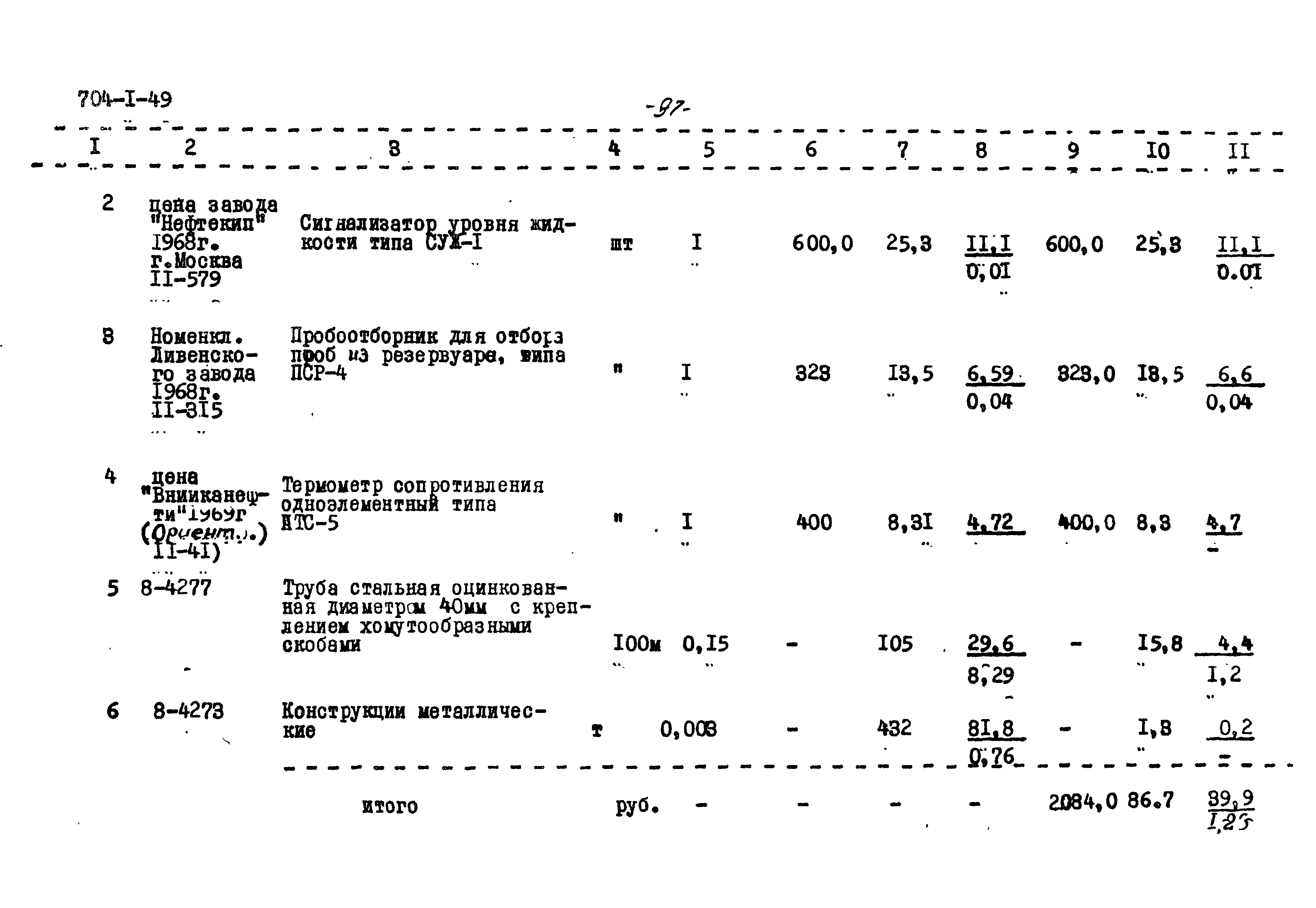 Типовой проект 704-1-49