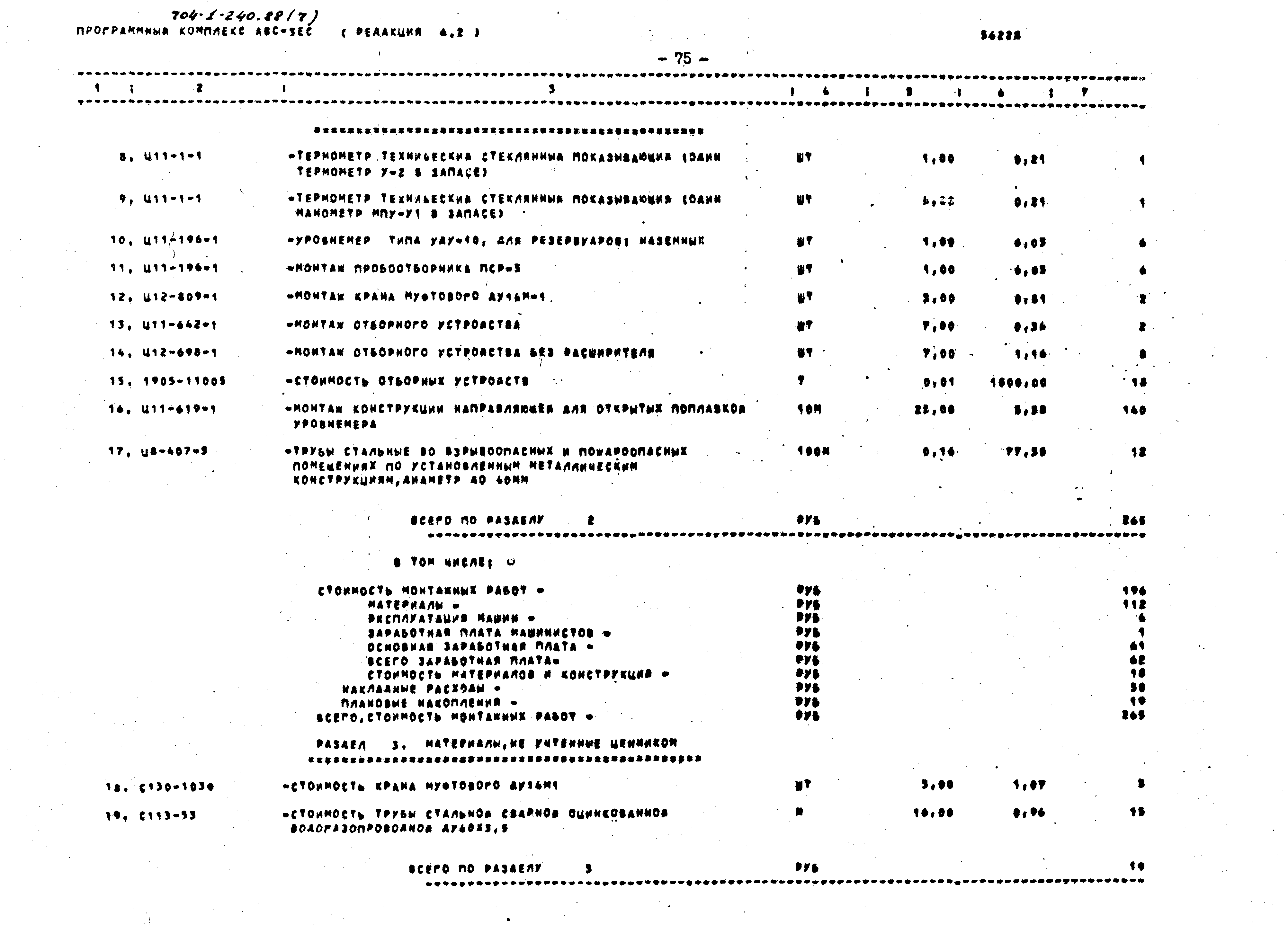 Типовой проект 704-1-240.88