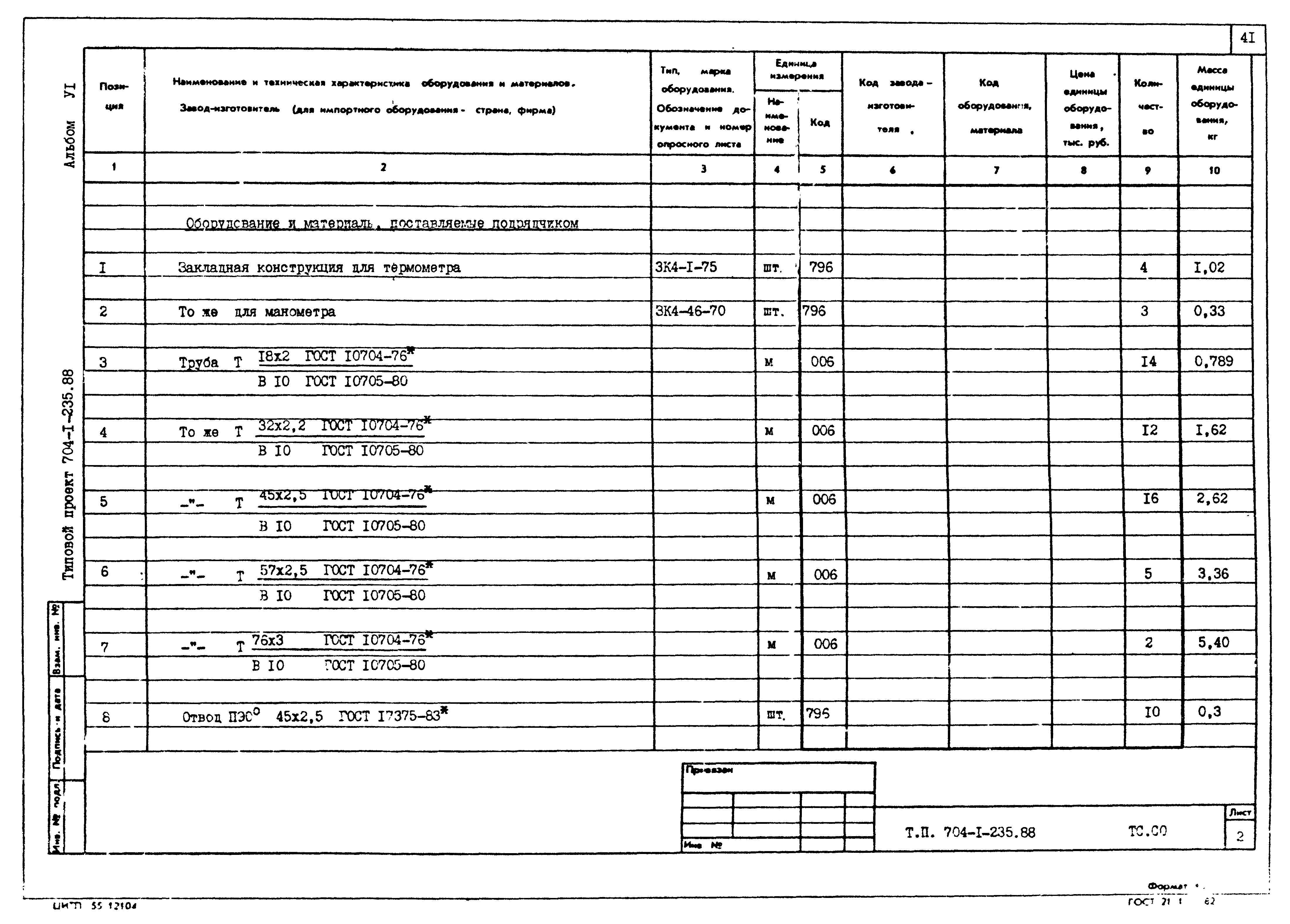 Типовой проект 704-1-239.88