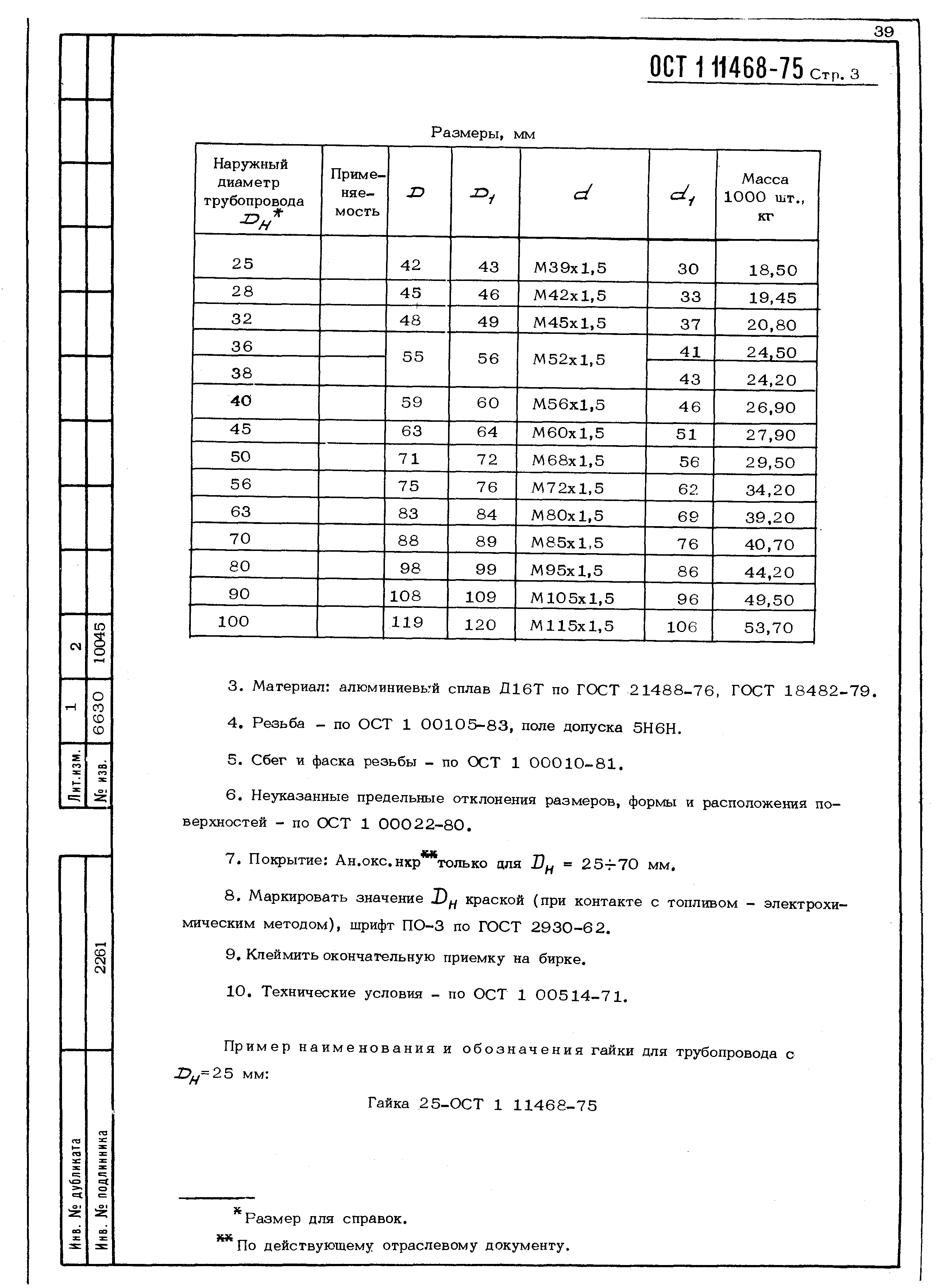 ОСТ 1 11468-75