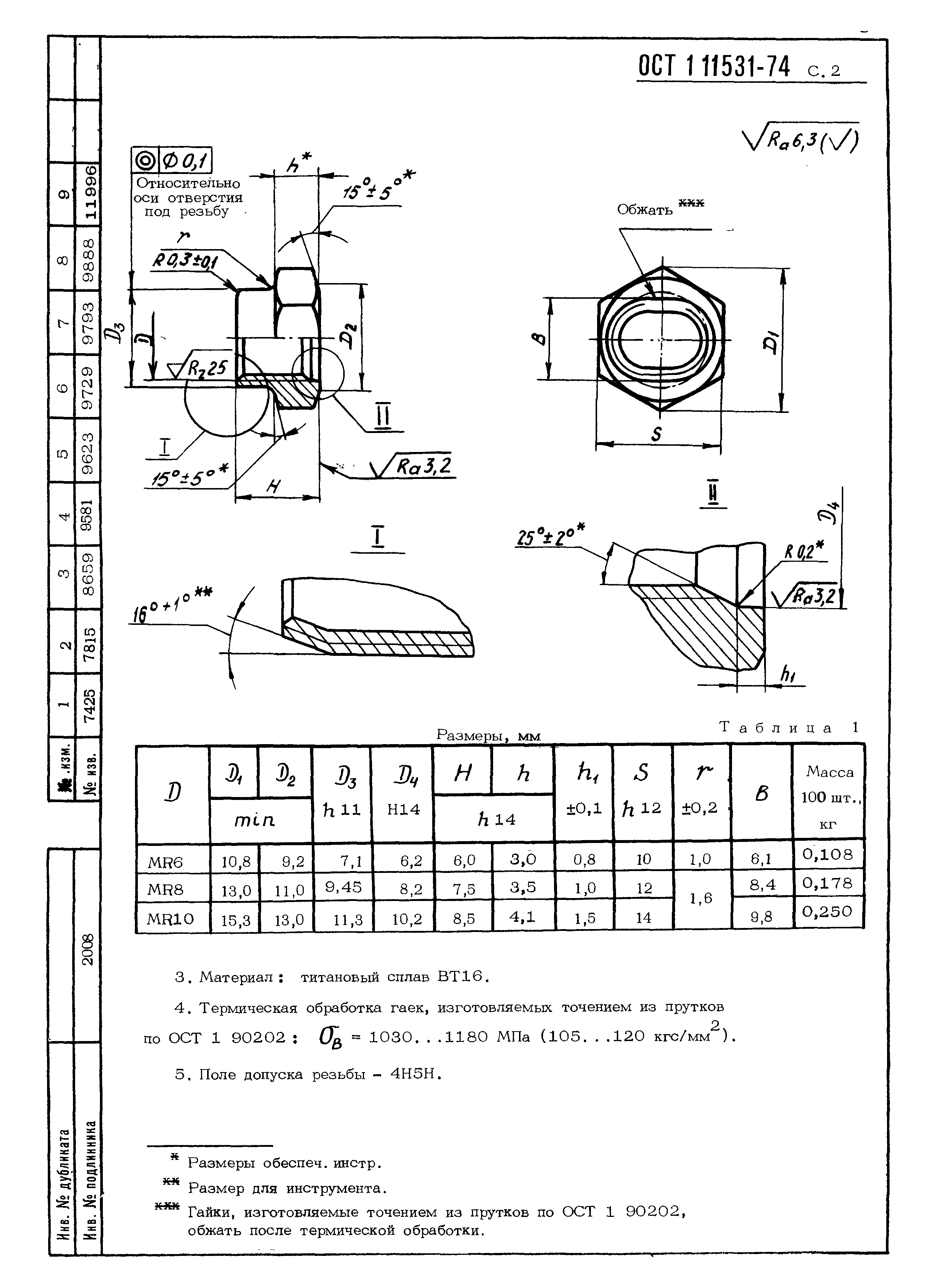 ОСТ 1 11531-74