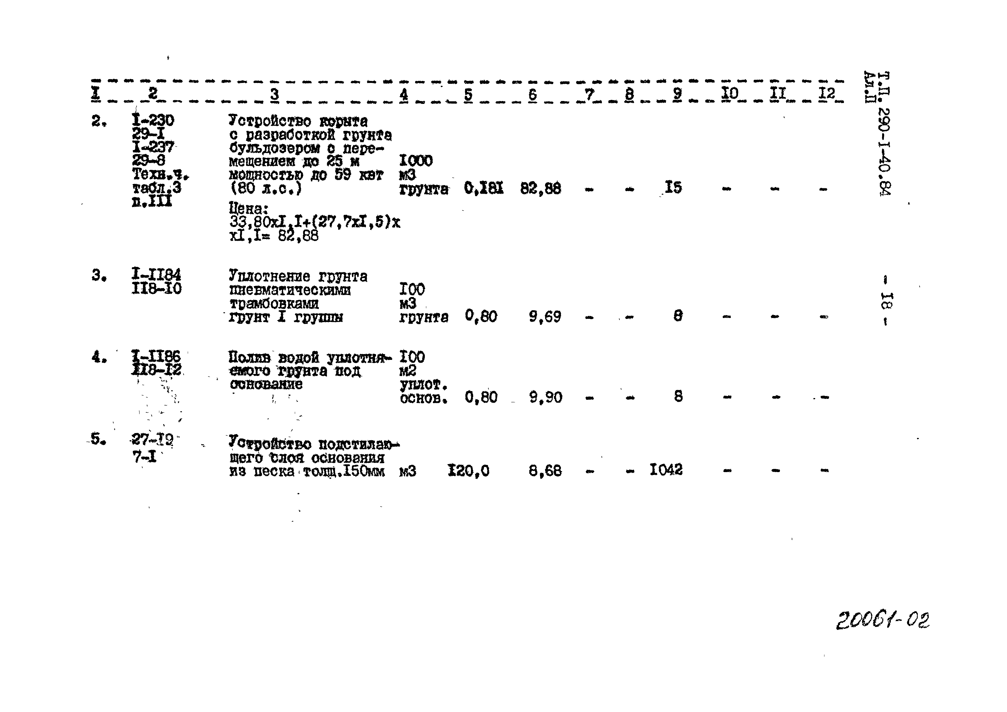 Типовой проект 290-1-40.84