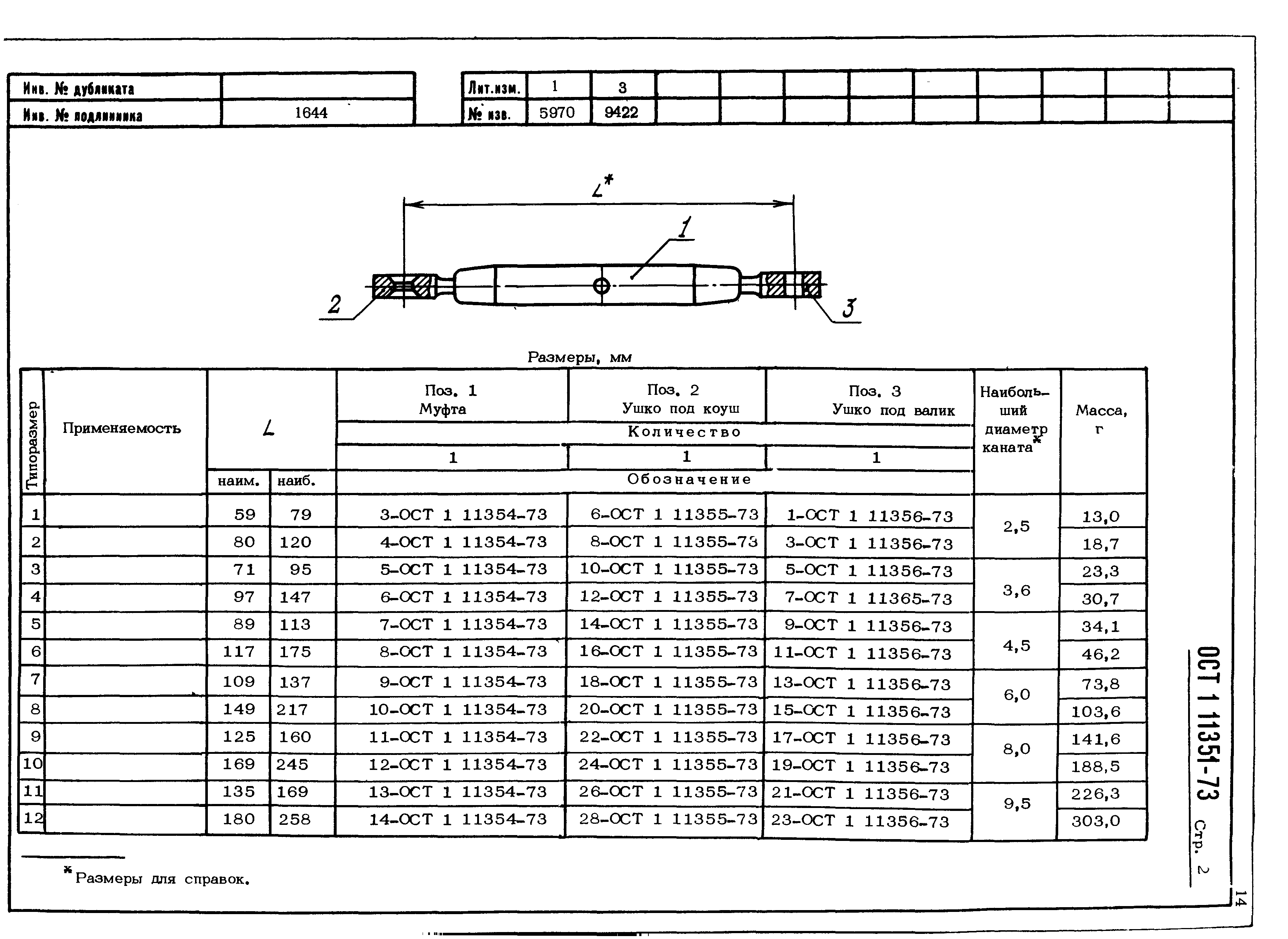 ОСТ 1 11351-73