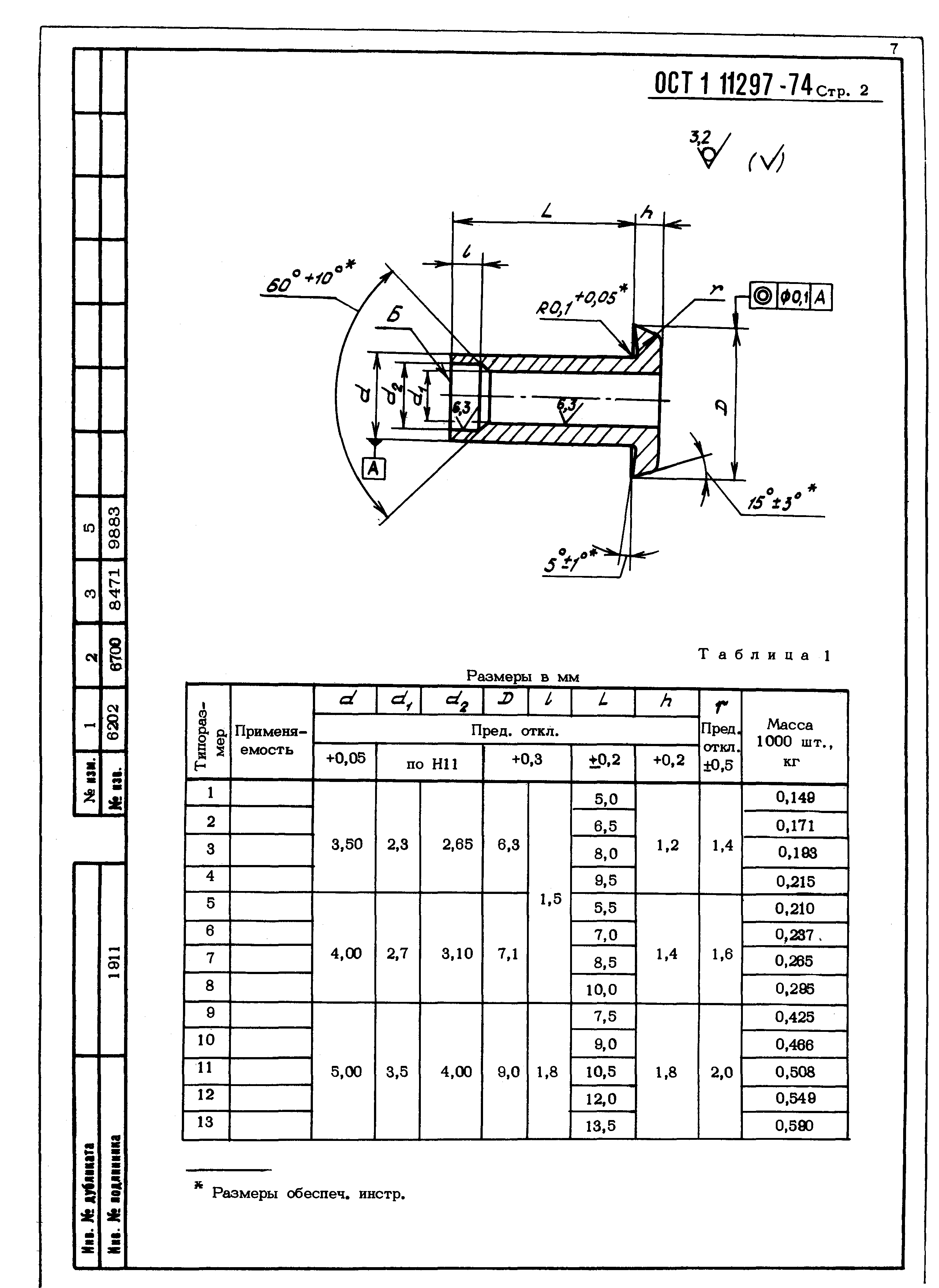 ОСТ 1 11297-74