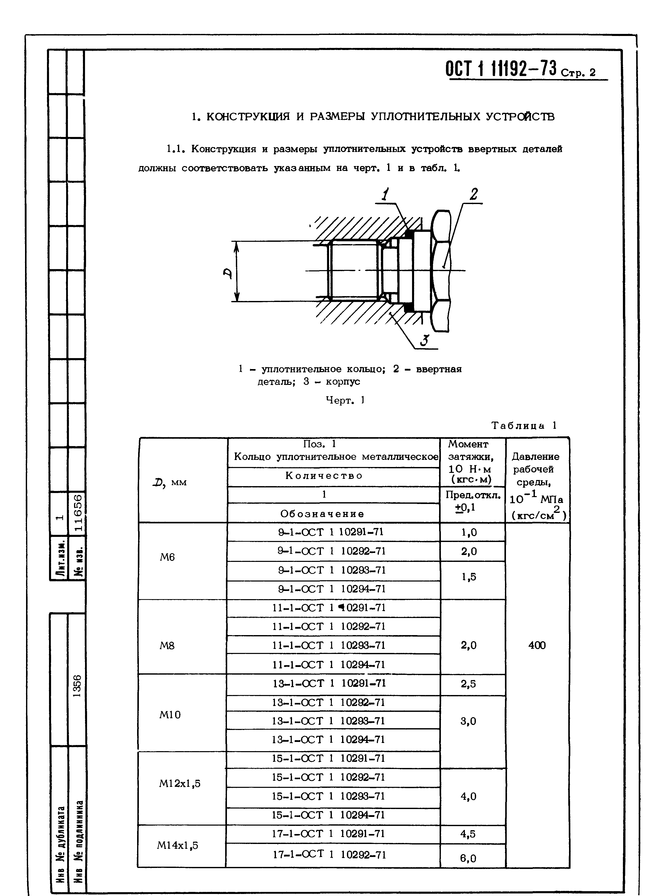 ОСТ 1 11192-73