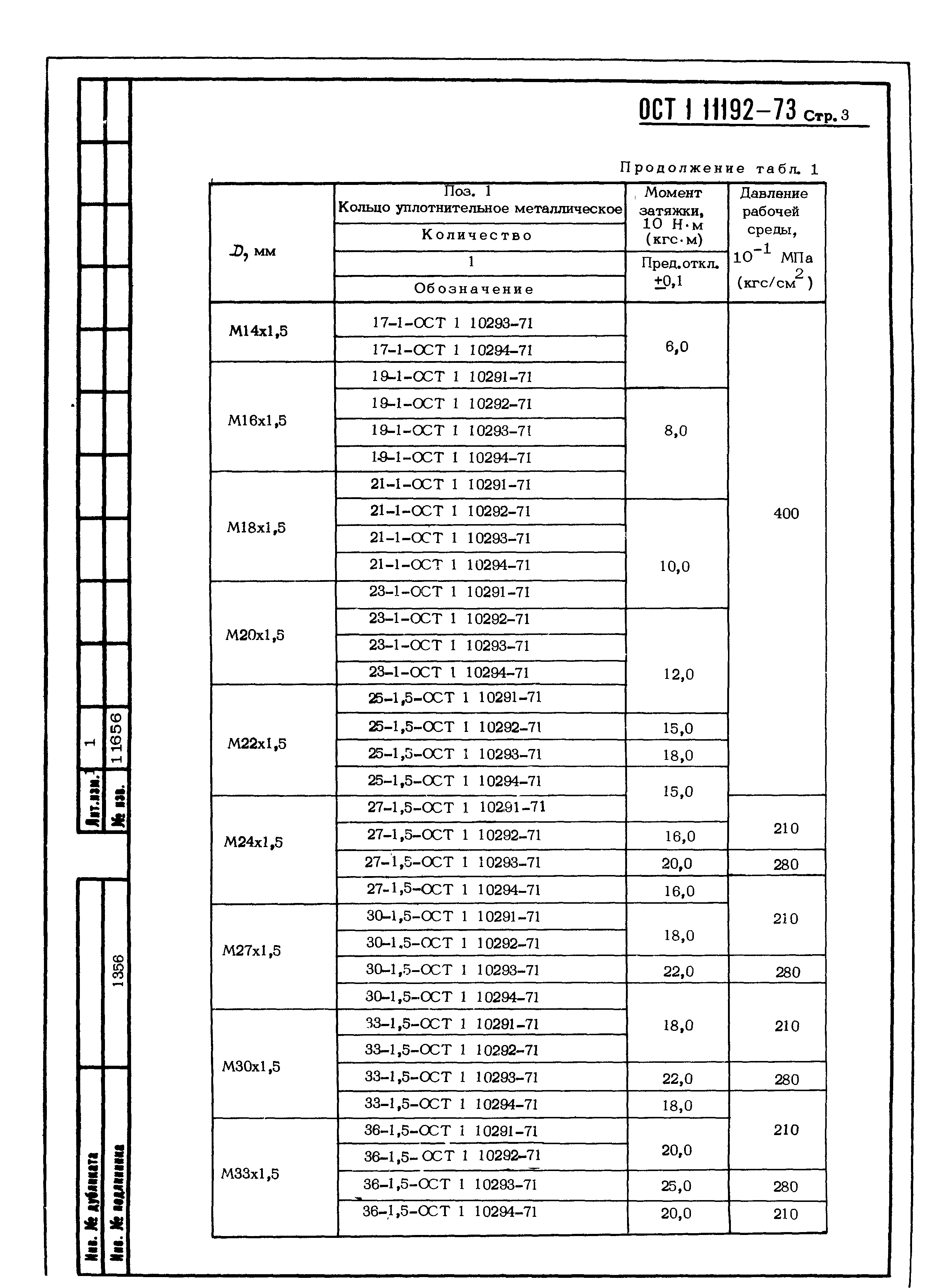 ОСТ 1 11192-73