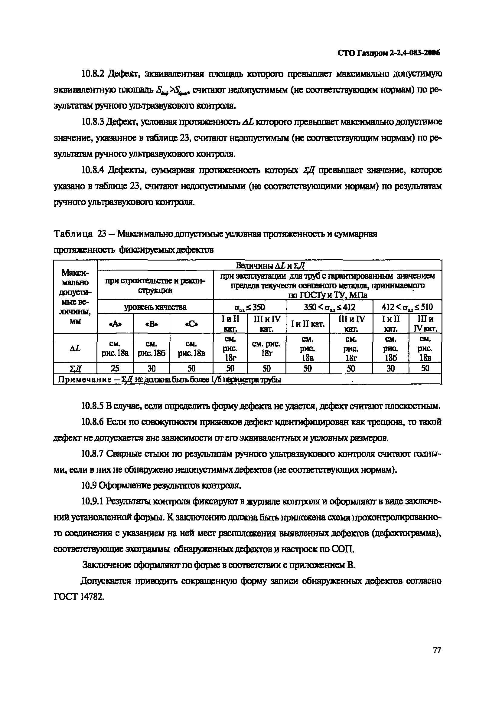 СТО Газпром 2-2.4-083-2006