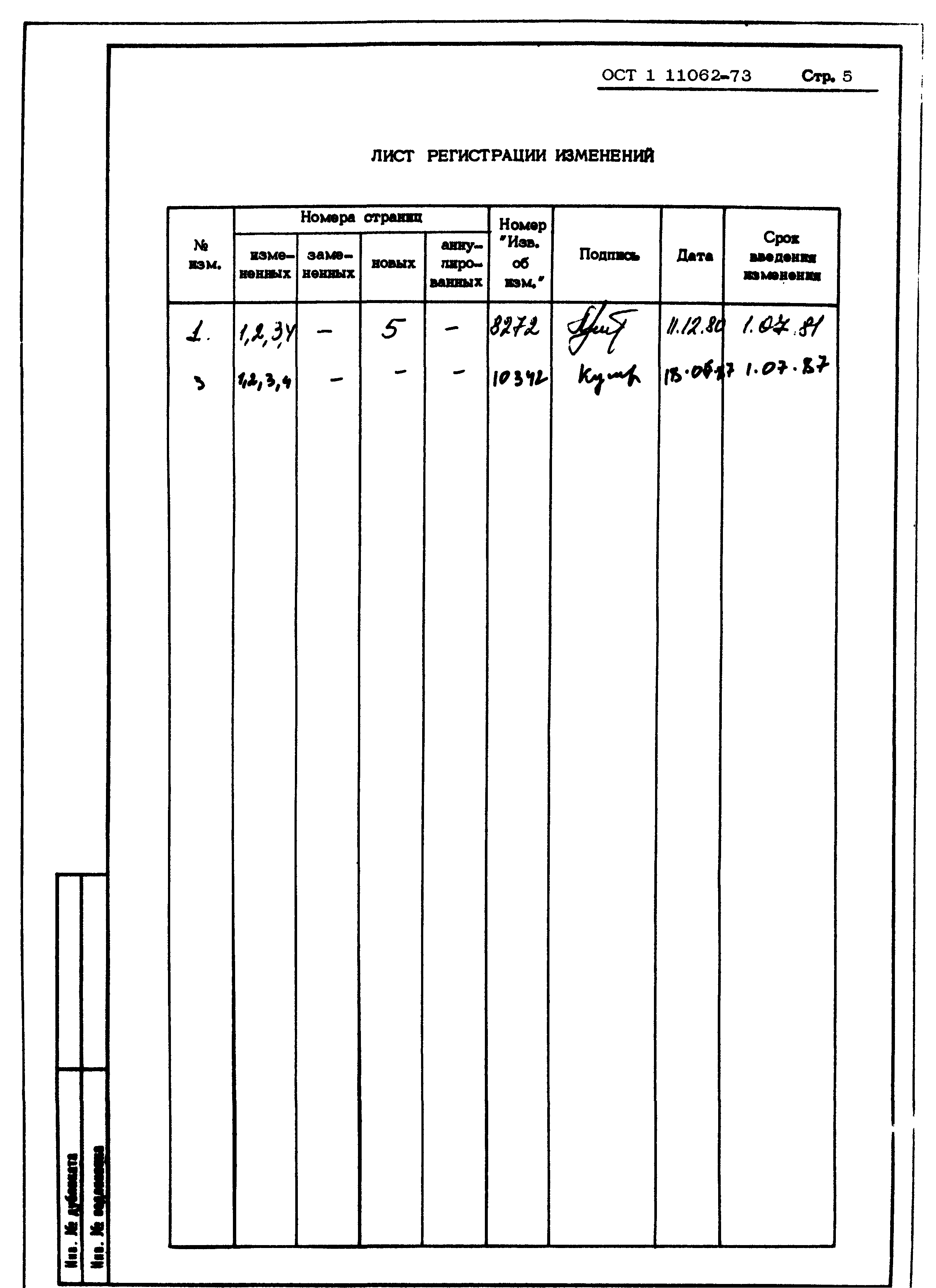 ОСТ 1 11062-73