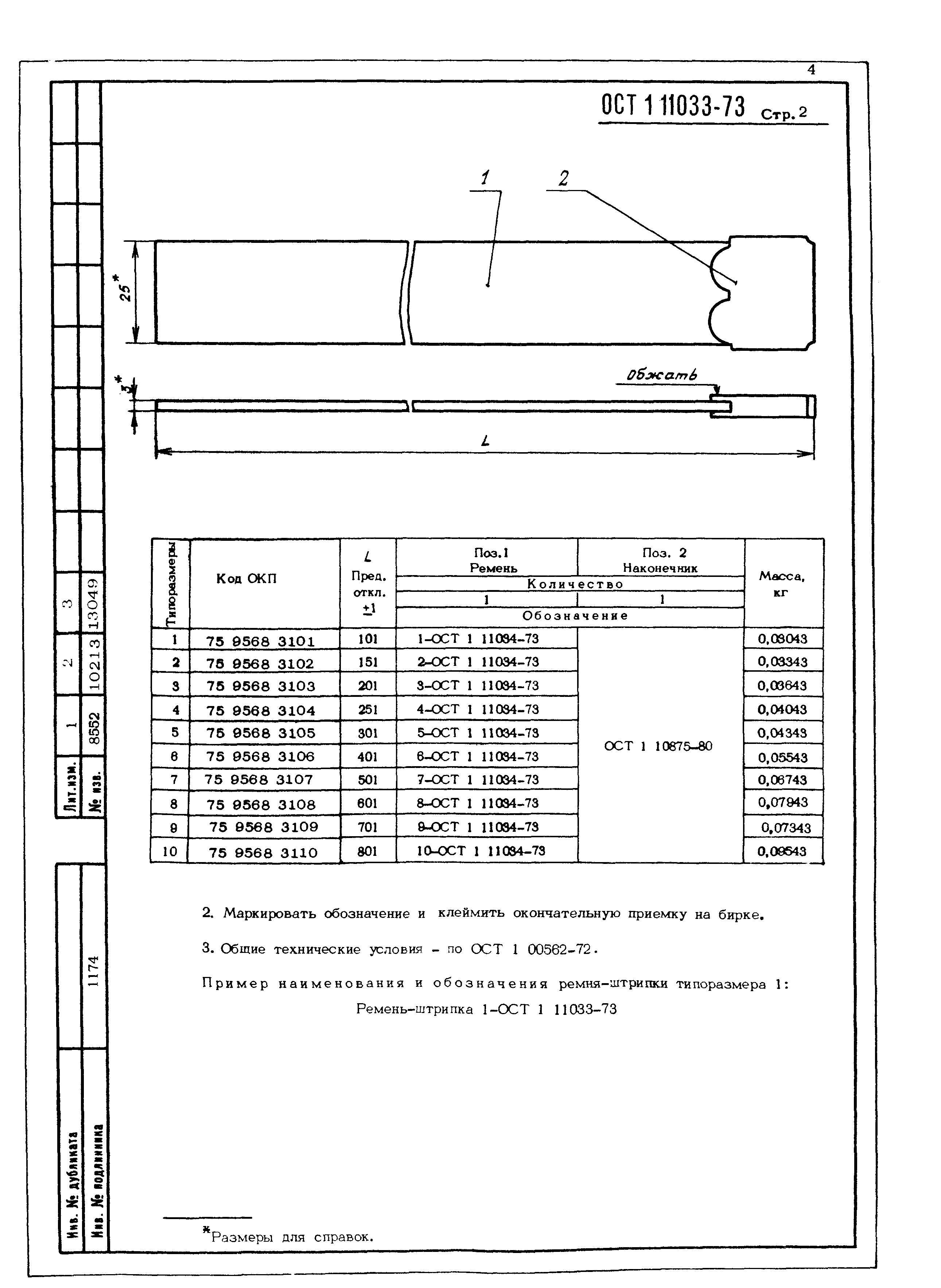 ОСТ 1 11033-73