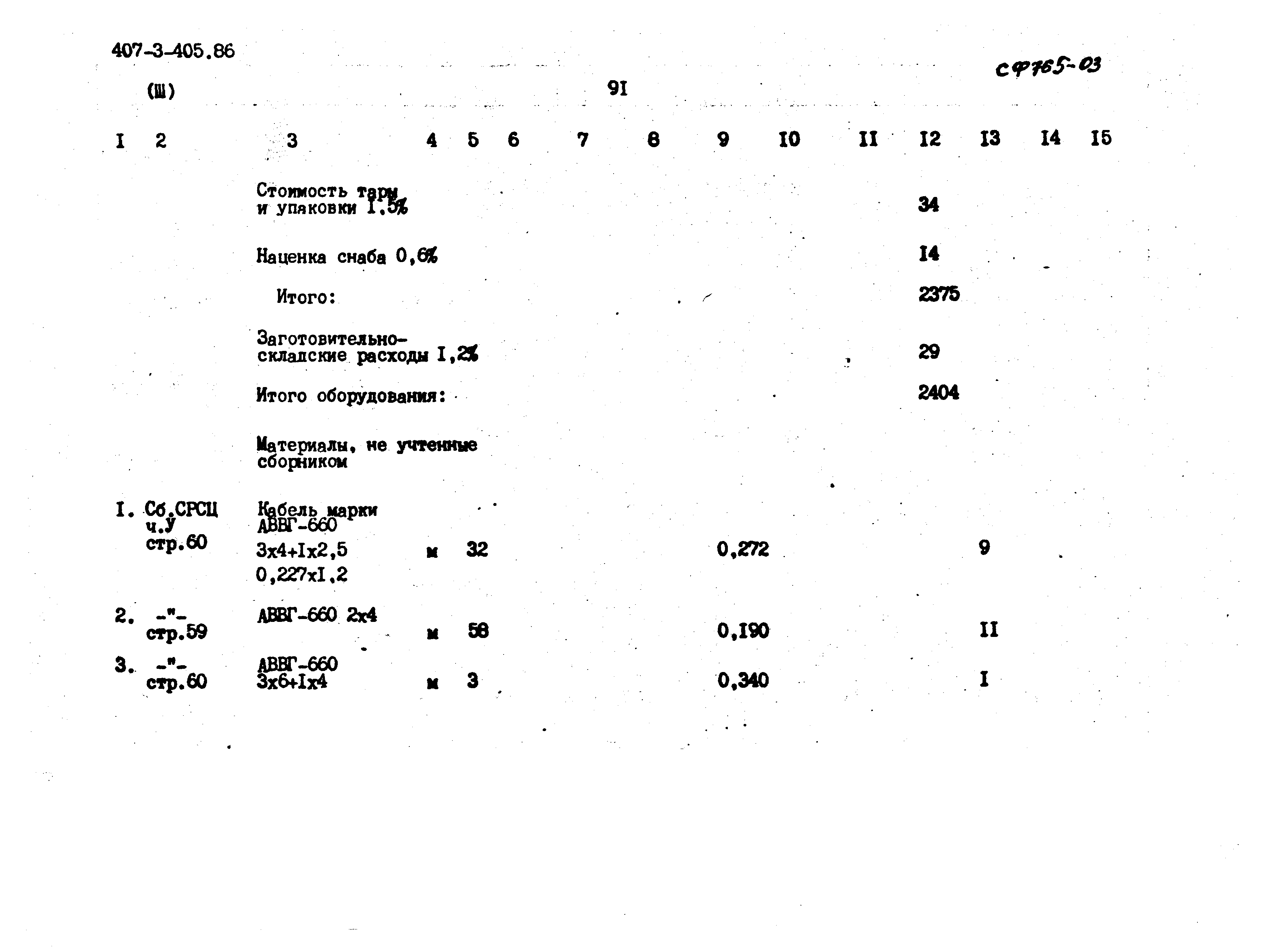 Типовой проект 407-3-405.86