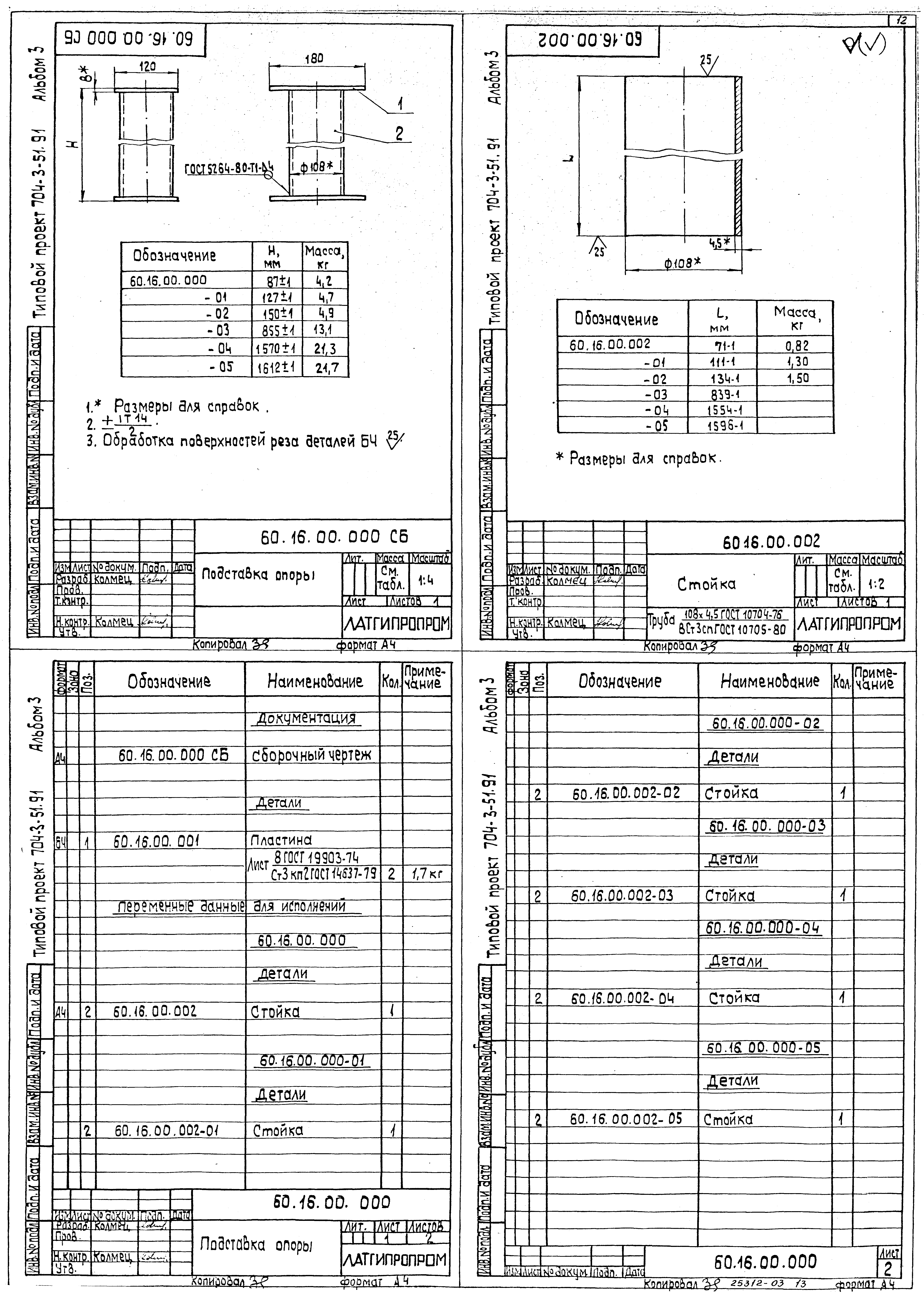 Типовой проект 704-3-51.91