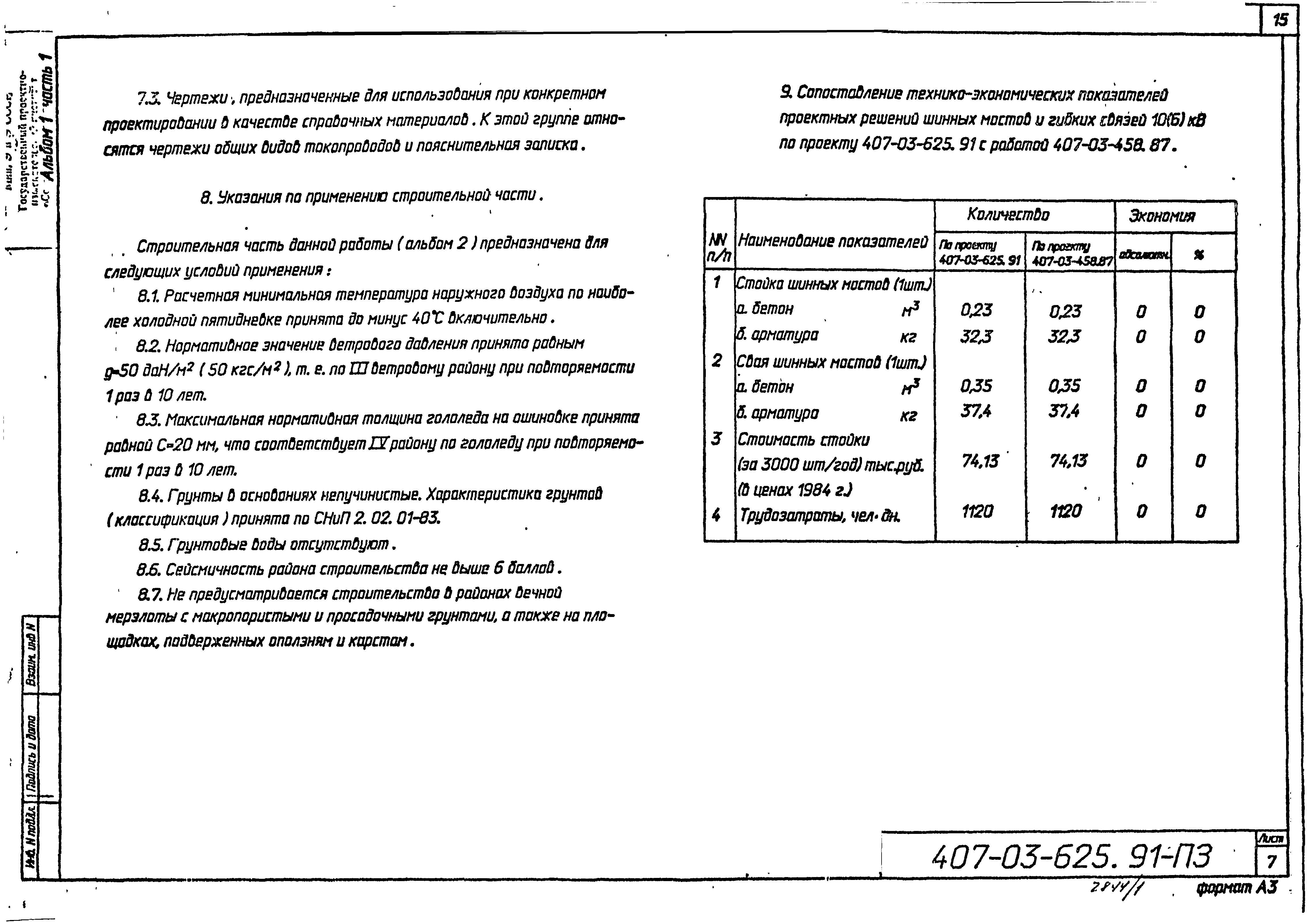 Типовые материалы для проектирования 407-03-625.91