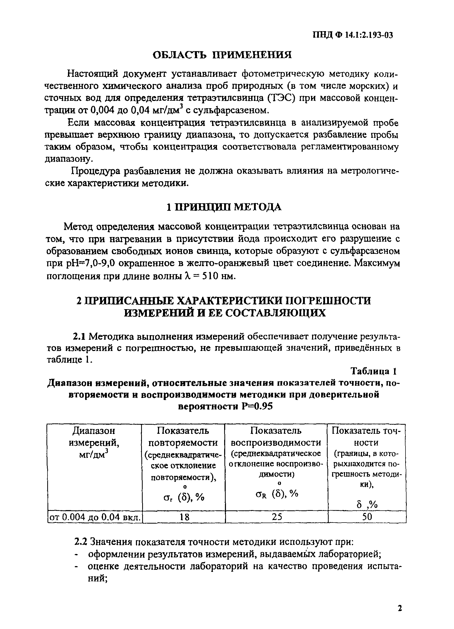 ПНД Ф 14.1:2.193-03