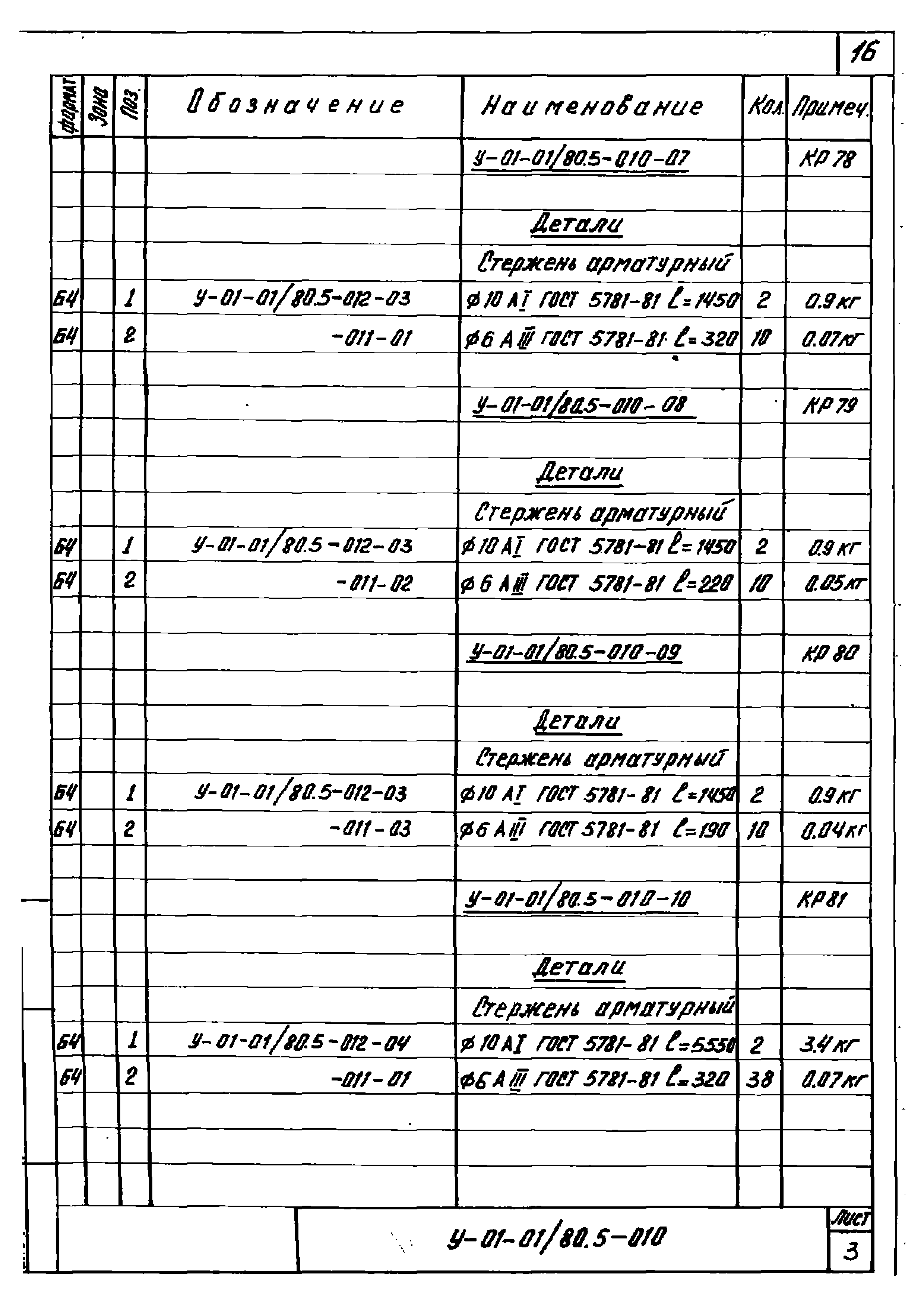 Серия У-01-01/80