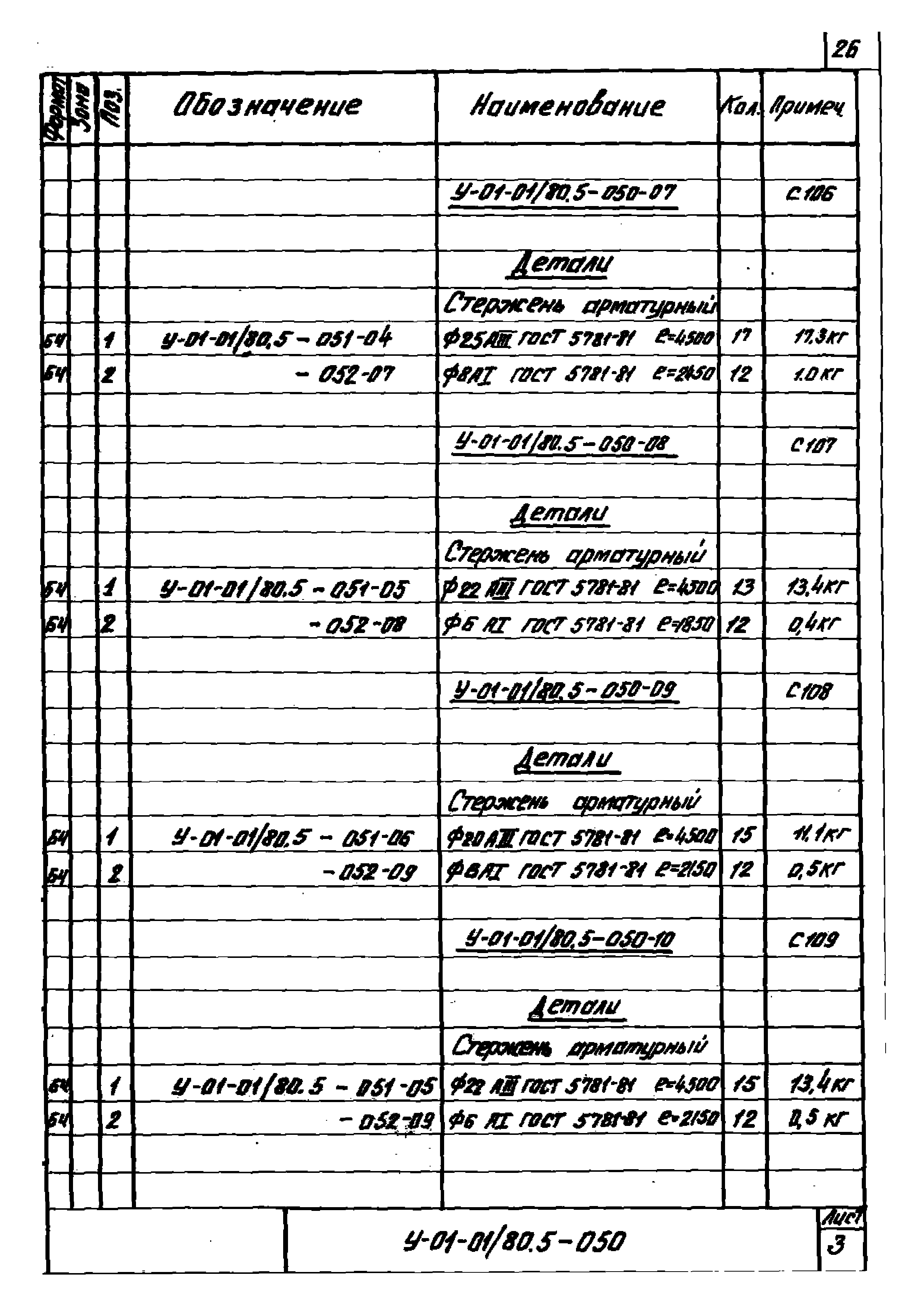 Серия У-01-01/80