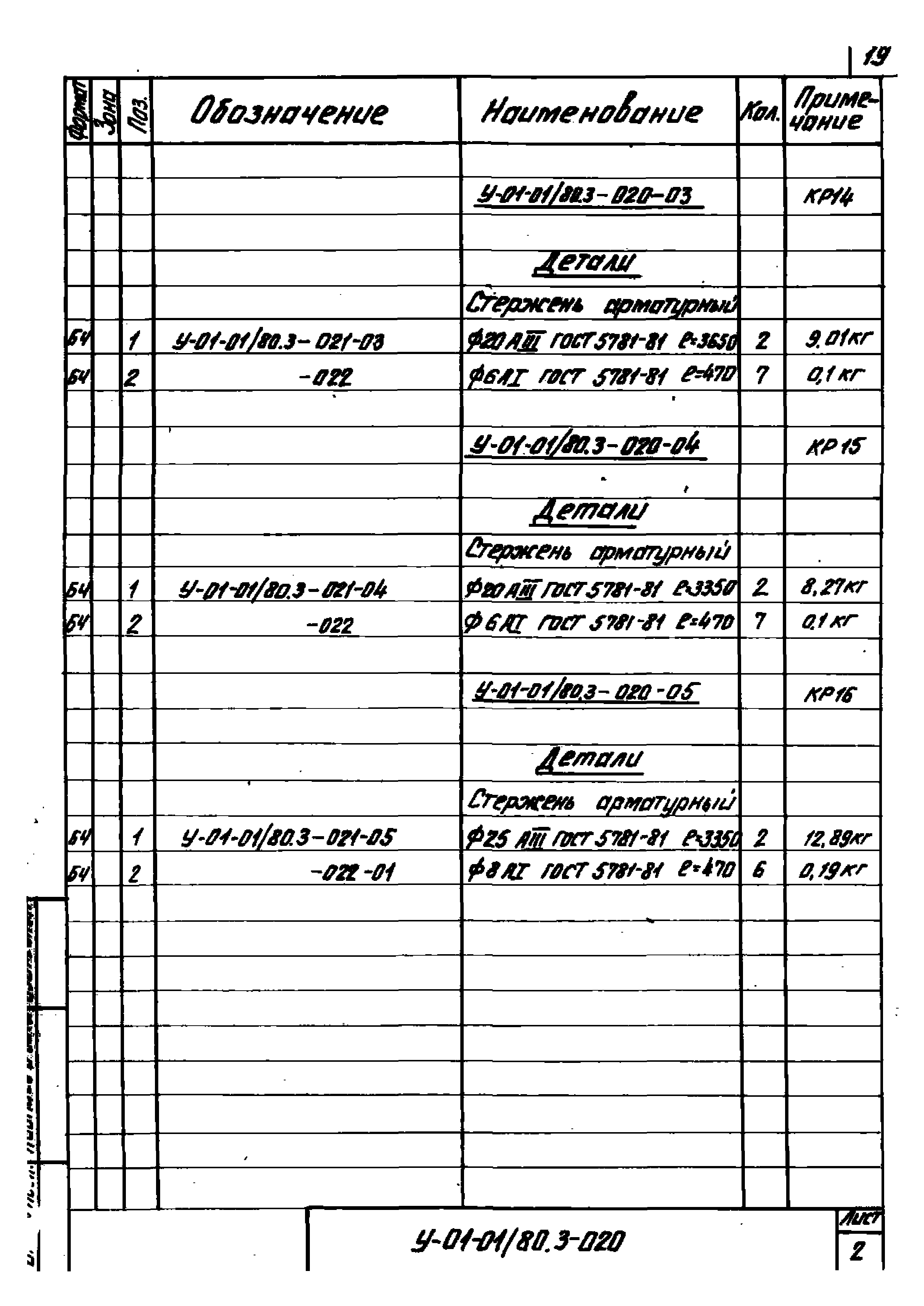 Серия У-01-01/80