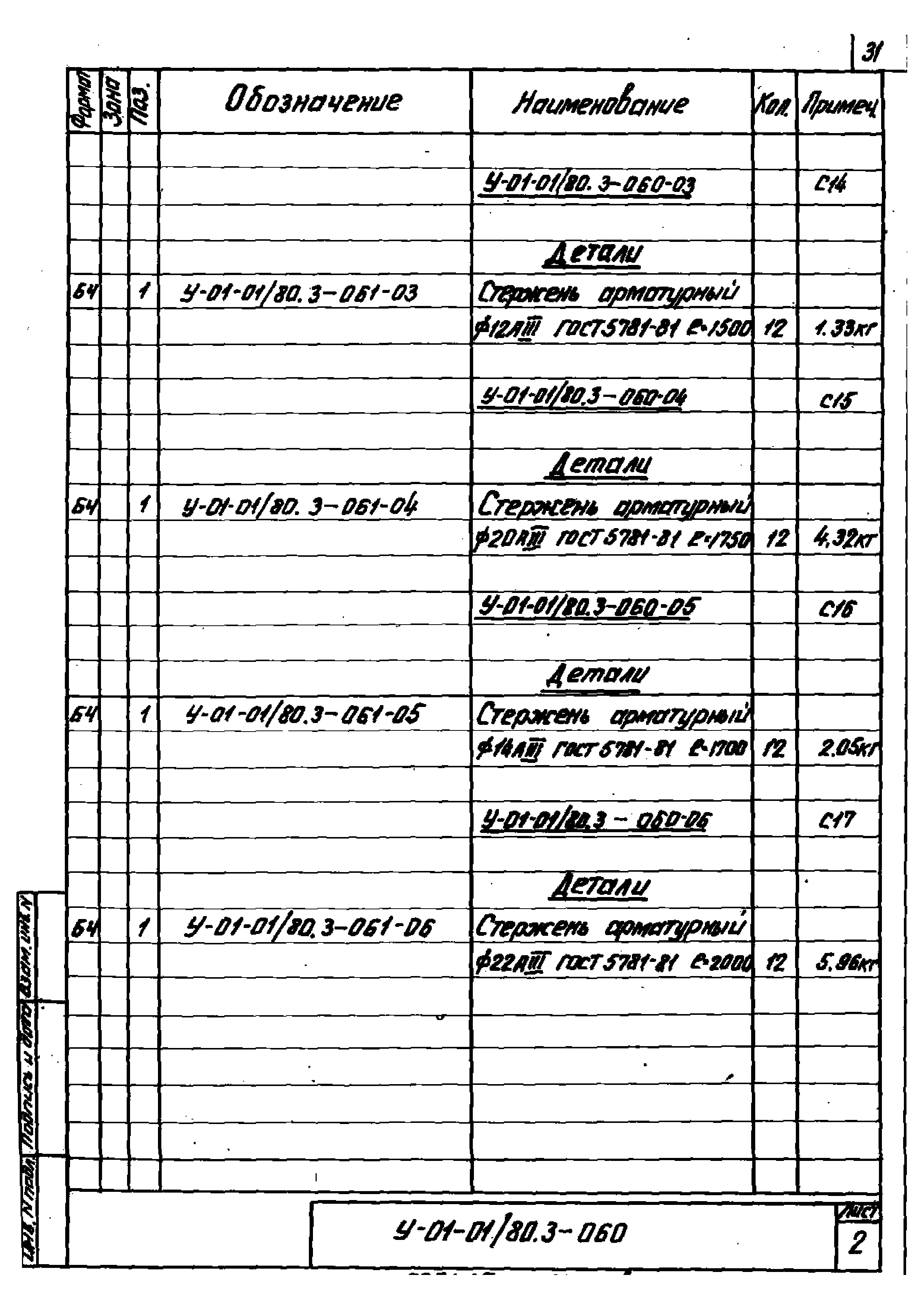 Серия У-01-01/80