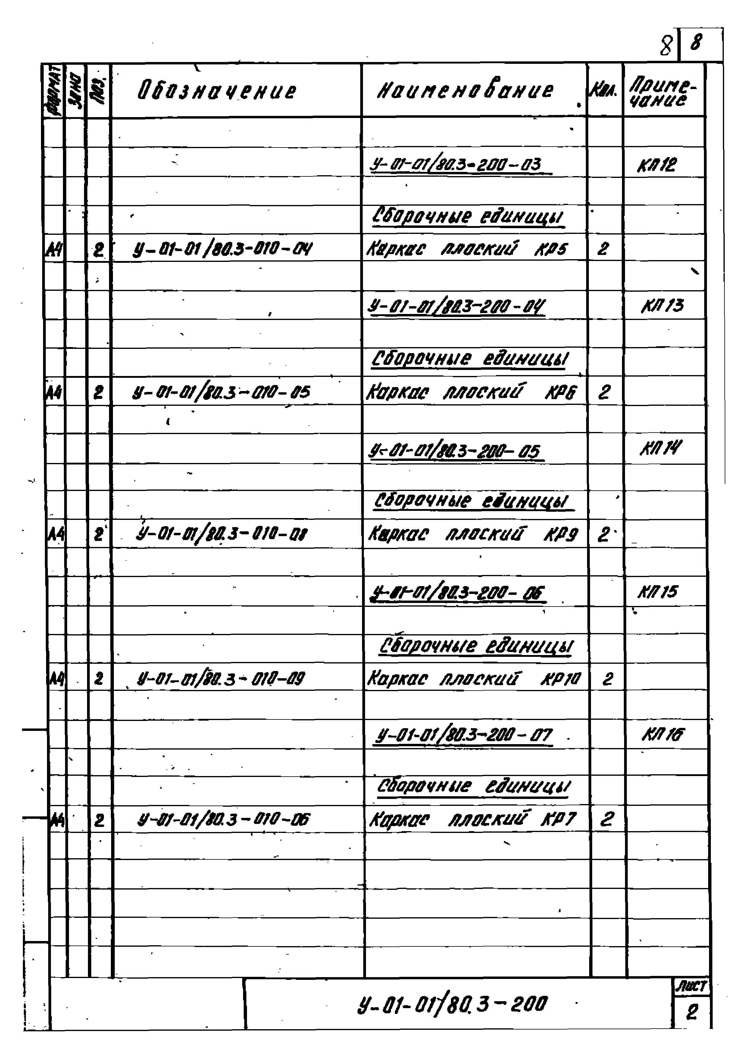 Серия У-01-01/80