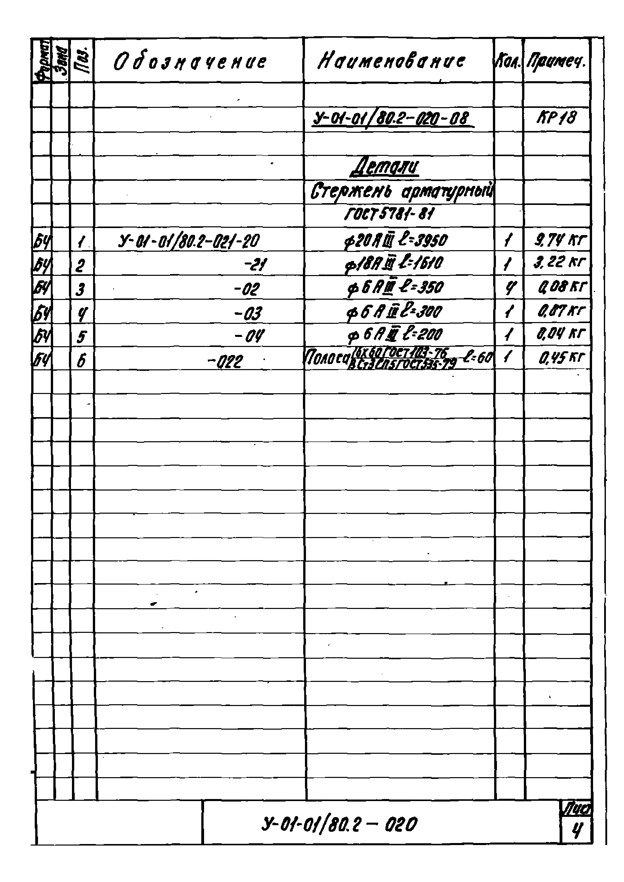 Серия У-01-01/80