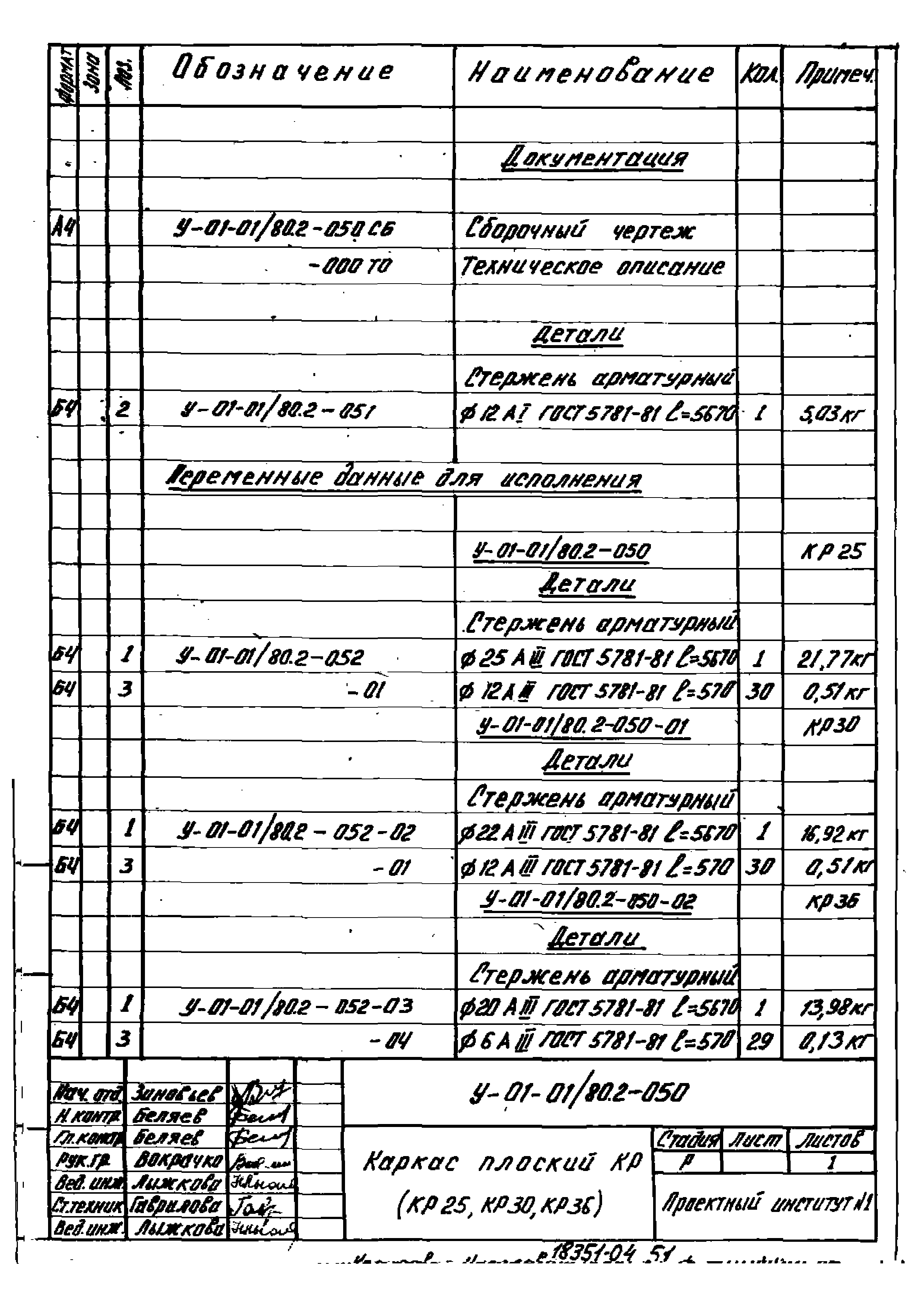 Серия У-01-01/80