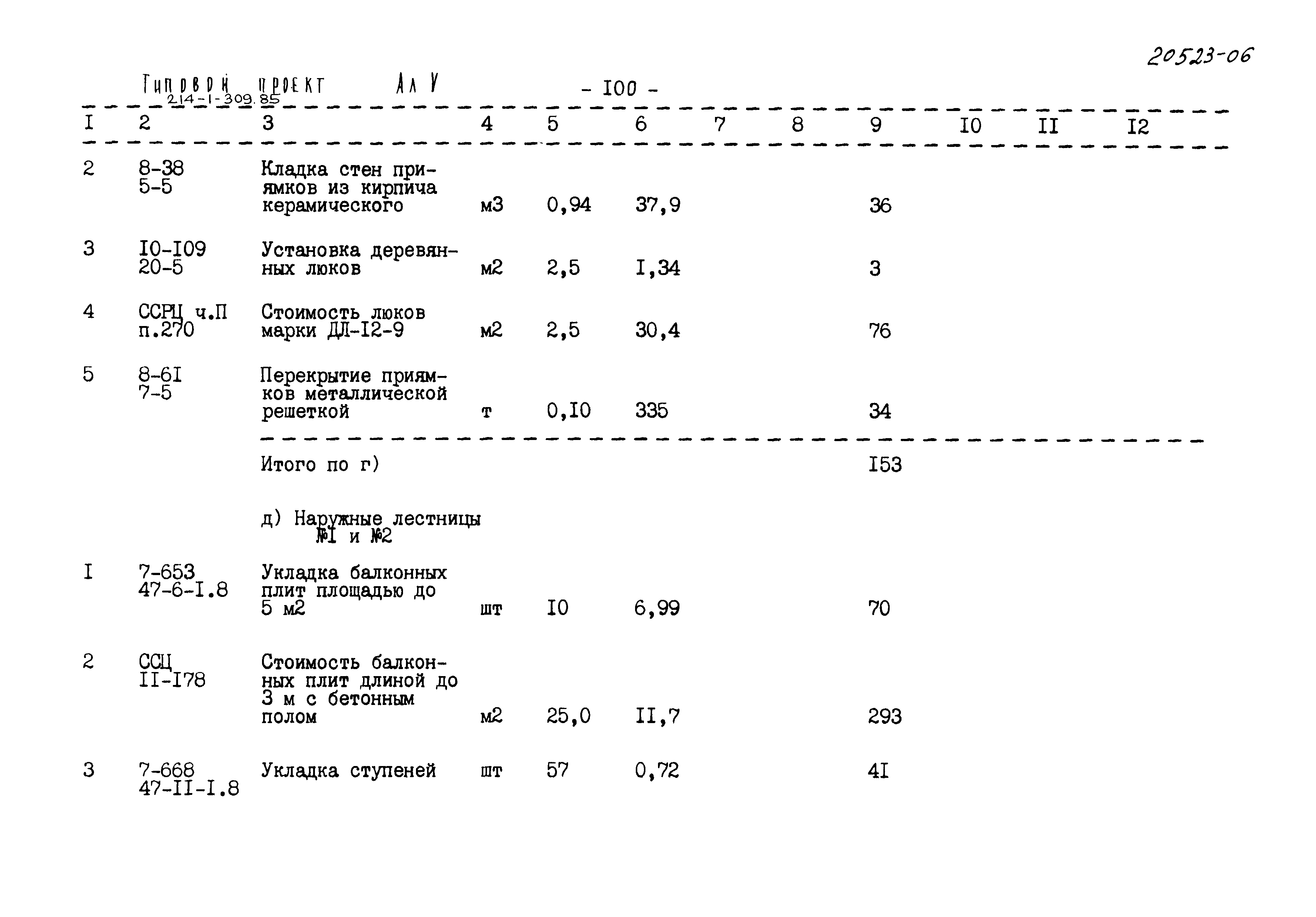 Типовой проект 214-1-309.85