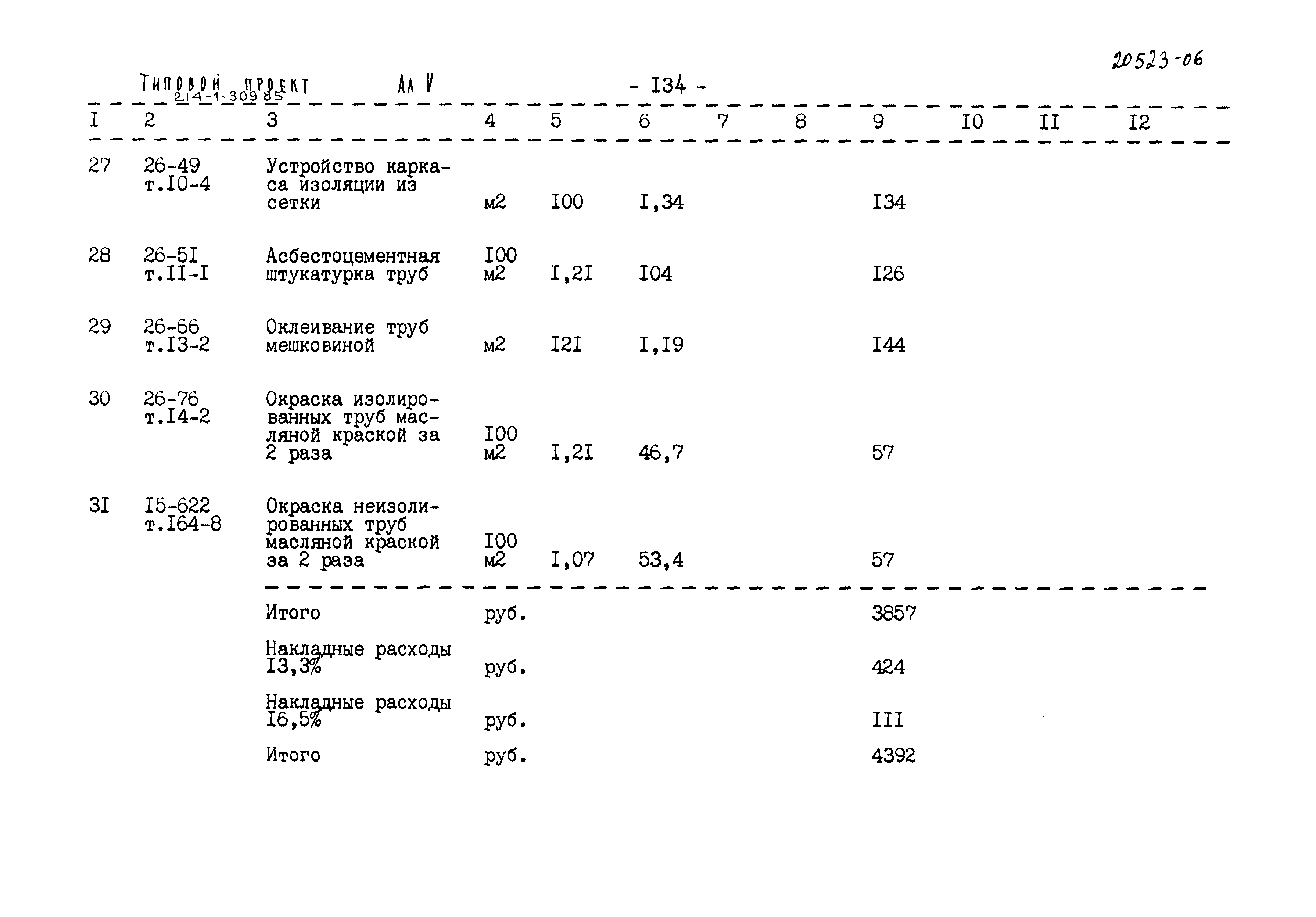 Типовой проект 214-1-309.85