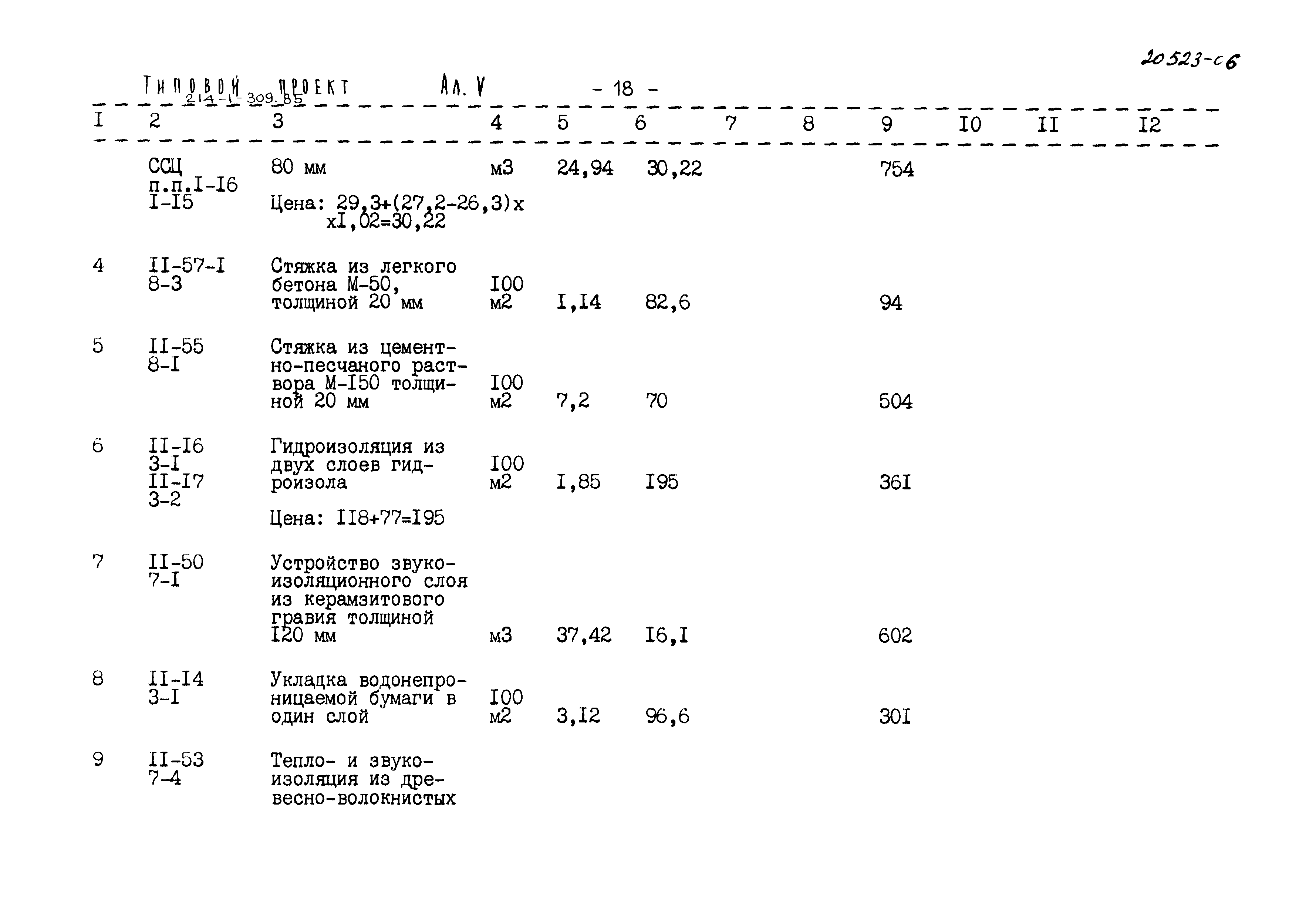 Типовой проект 214-1-309.85