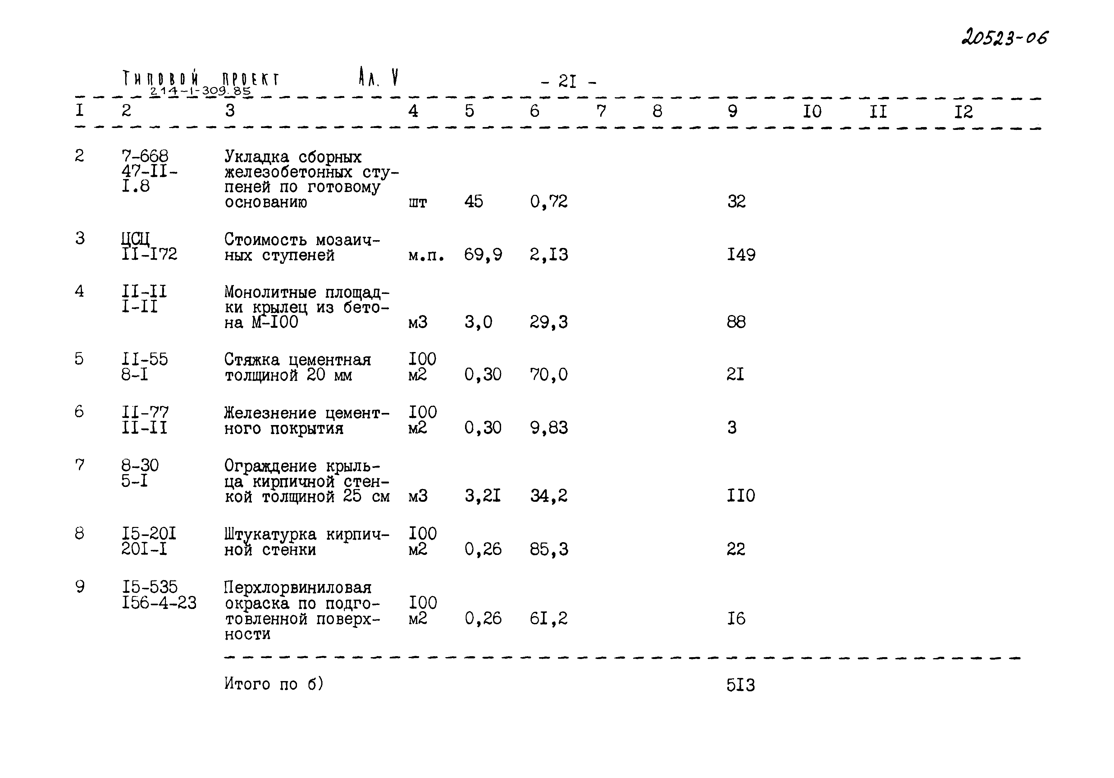 Типовой проект 214-1-309.85