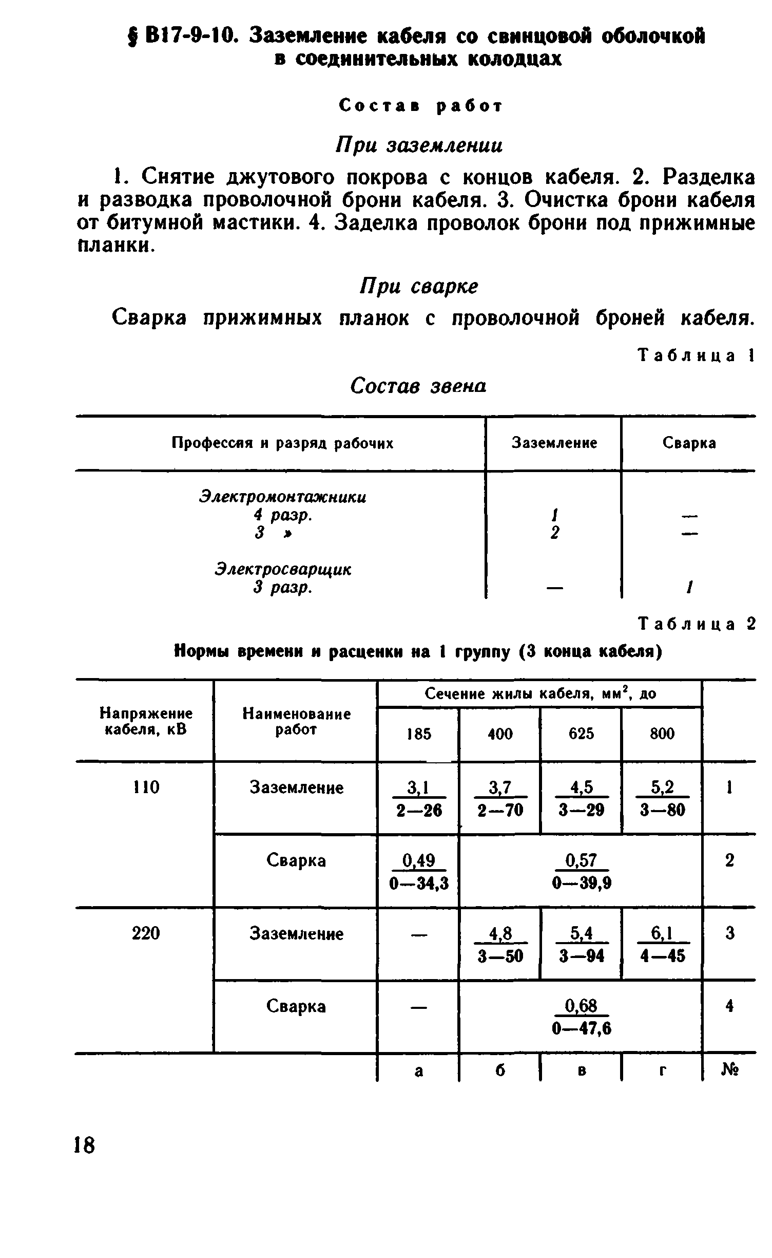 ВНиР В17-9