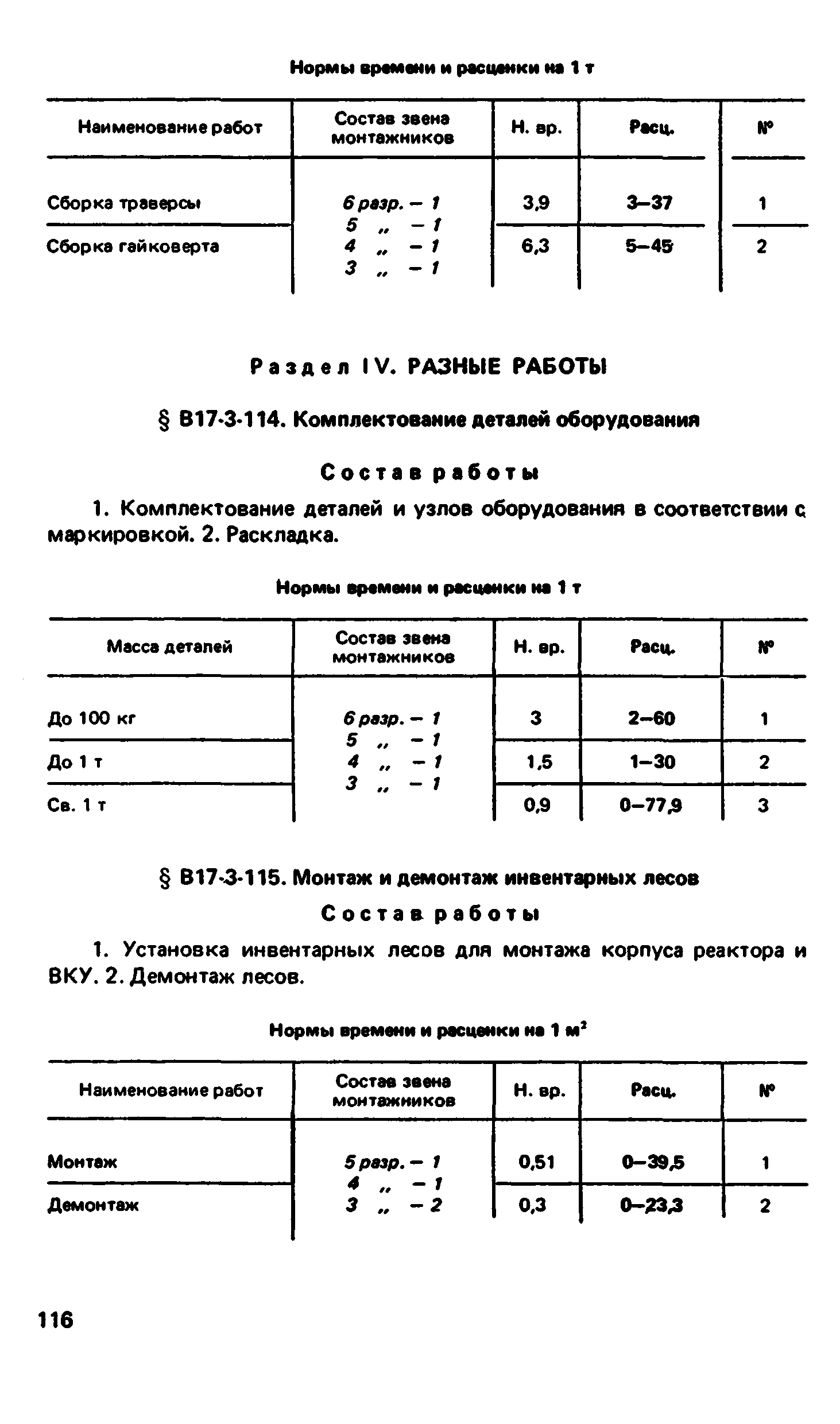 ВНиР В17-3