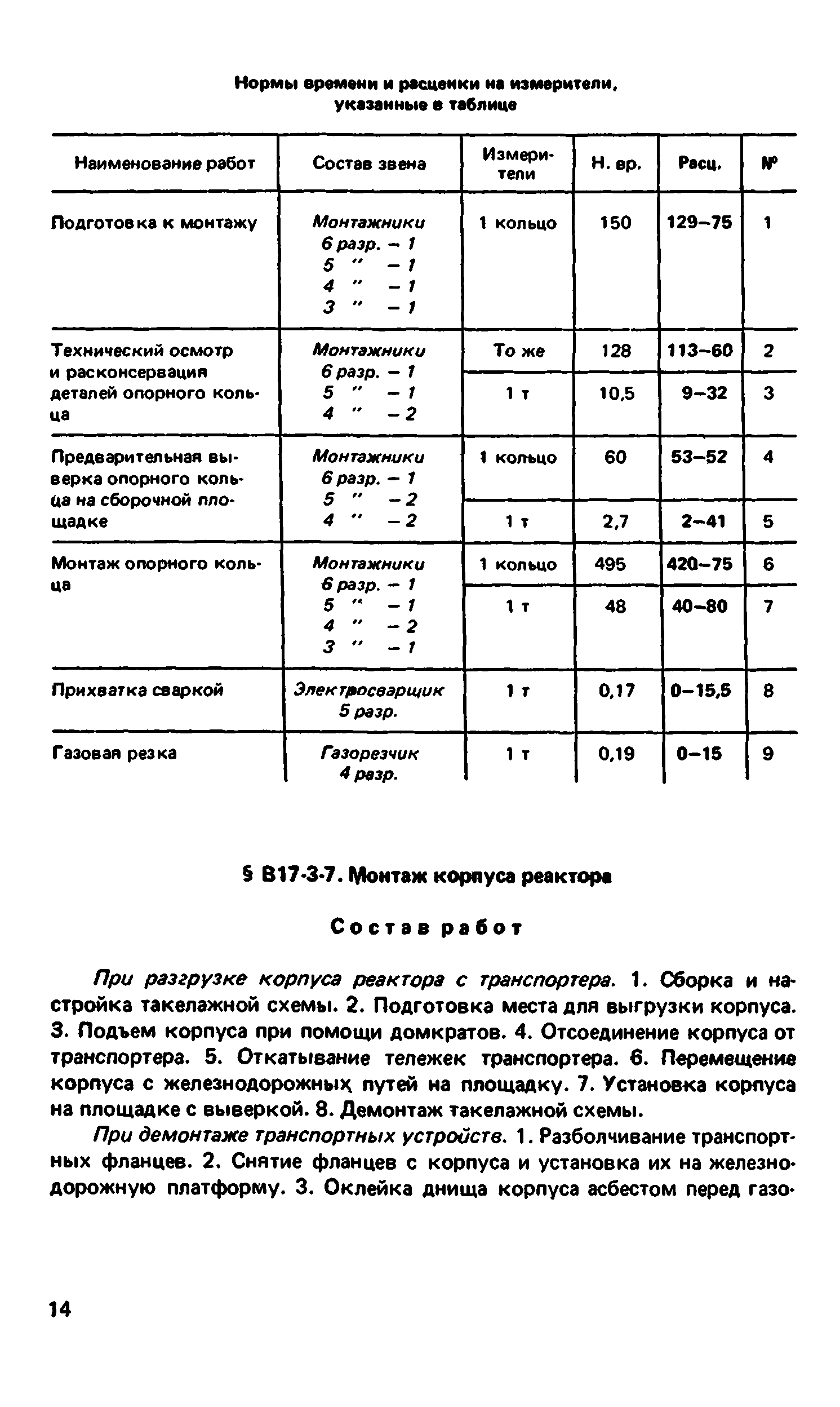 ВНиР В17-3