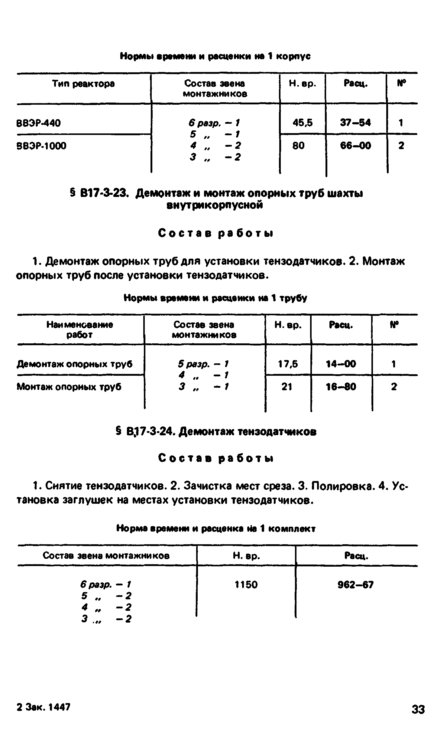 ВНиР В17-3