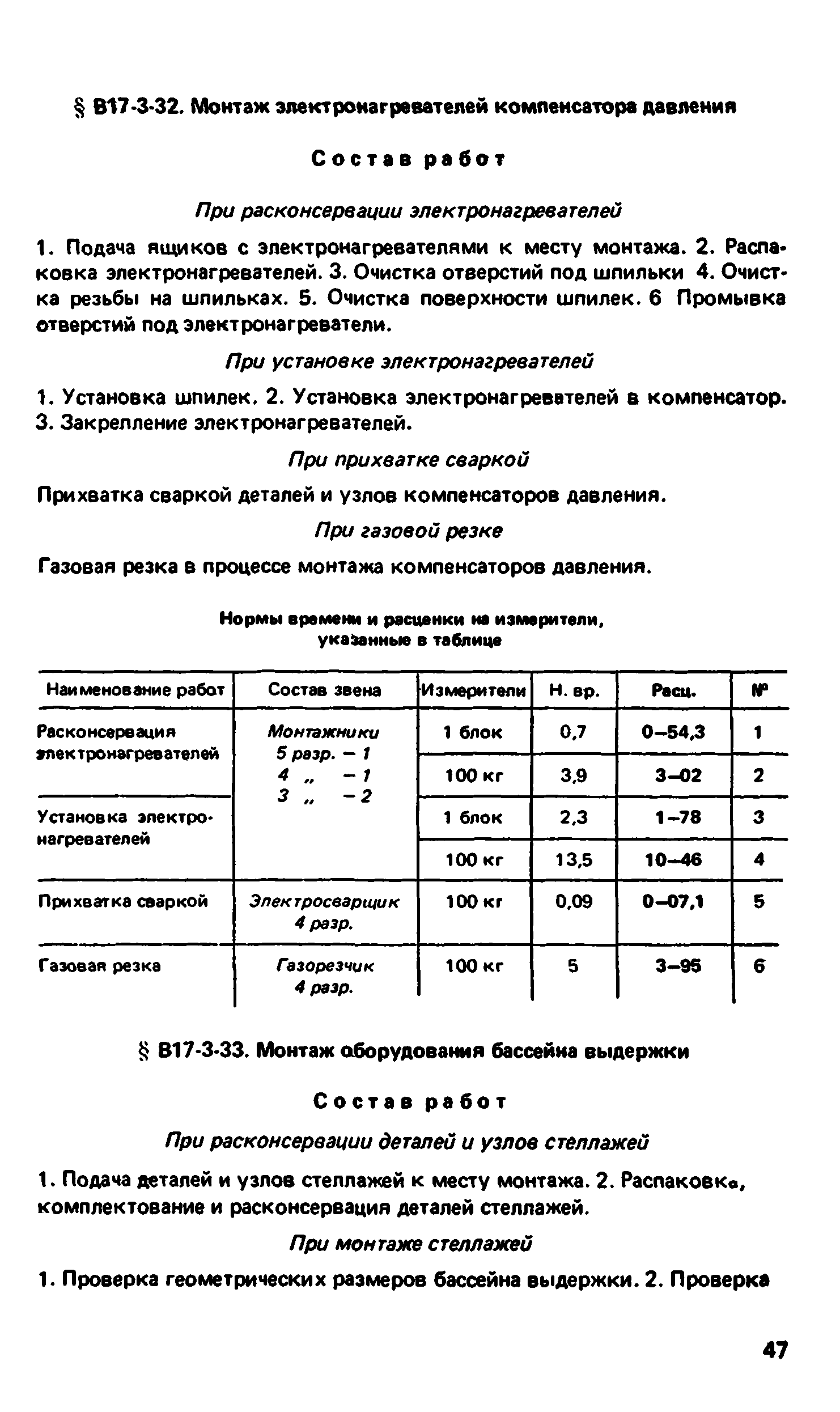 ВНиР В17-3