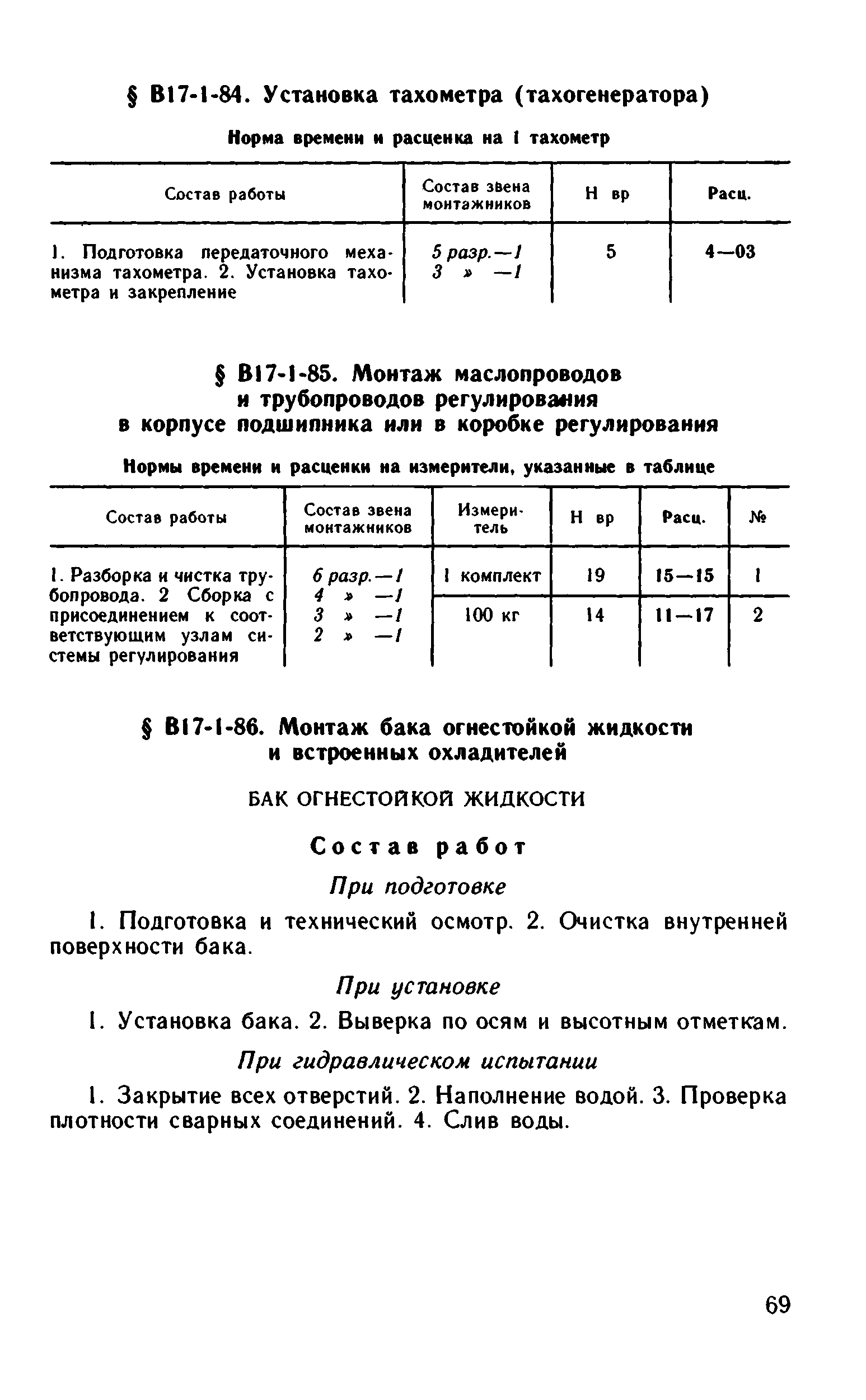 ВНиР В17-1