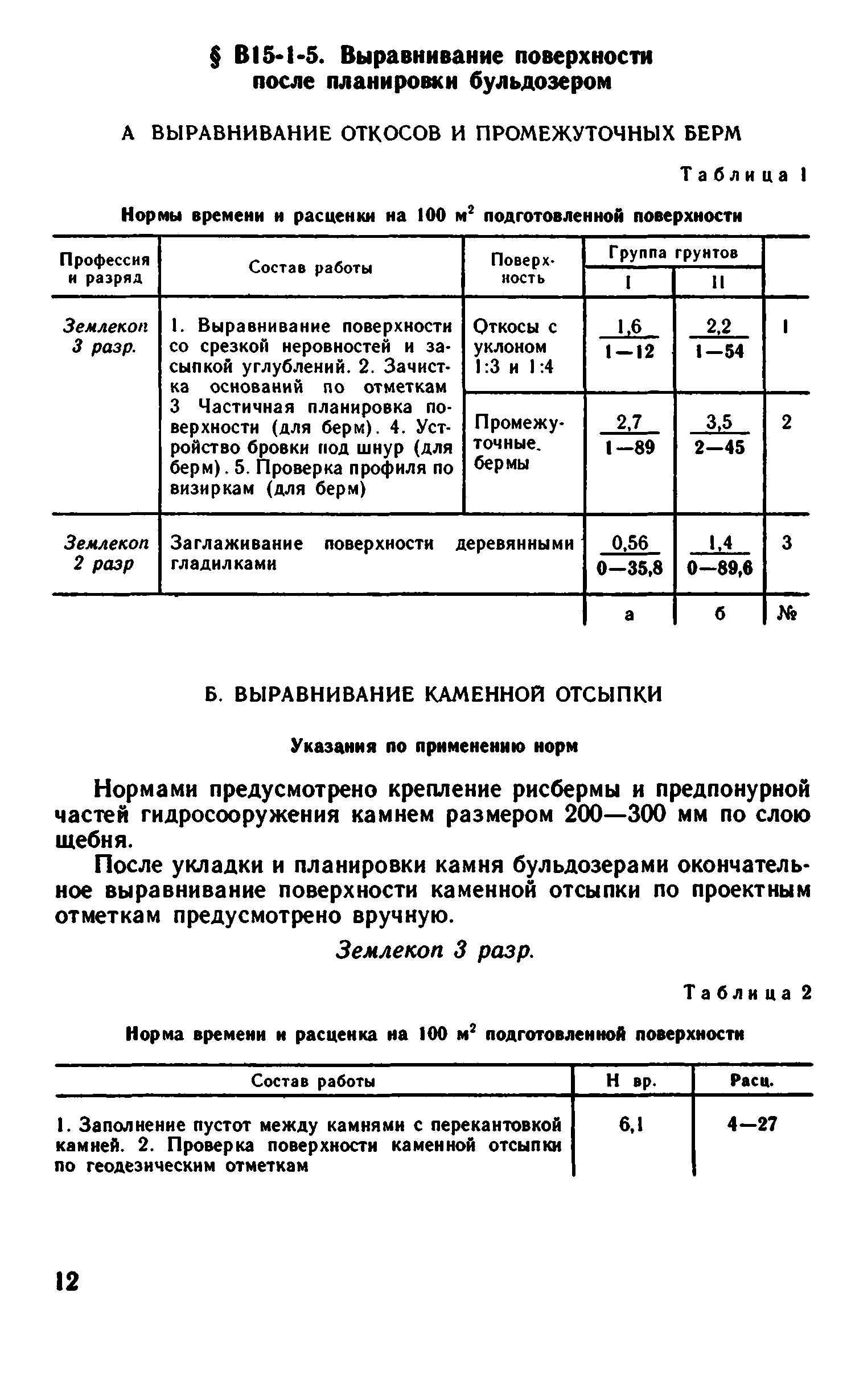 ВНиР В15-1