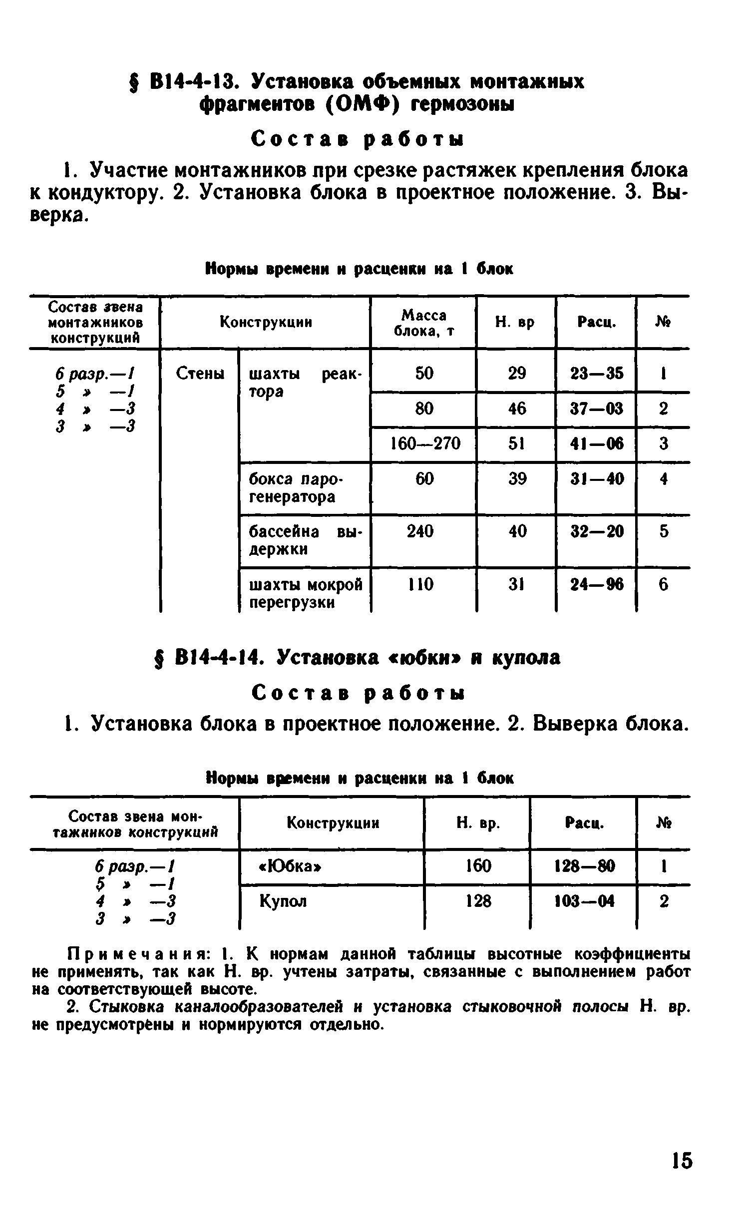 ВНиР В14-4