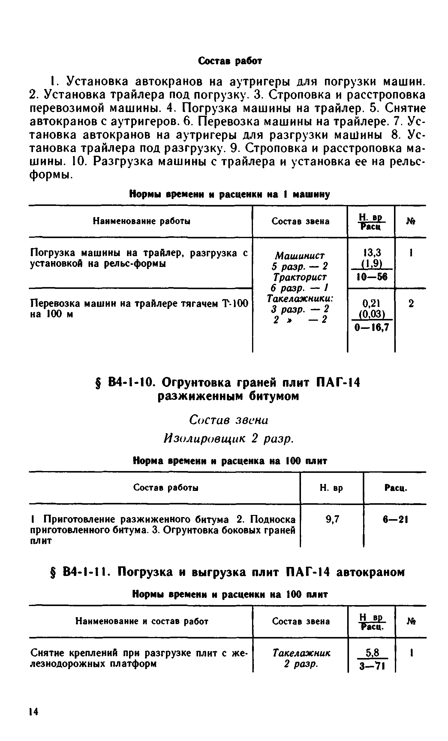 ВНиР В4-1