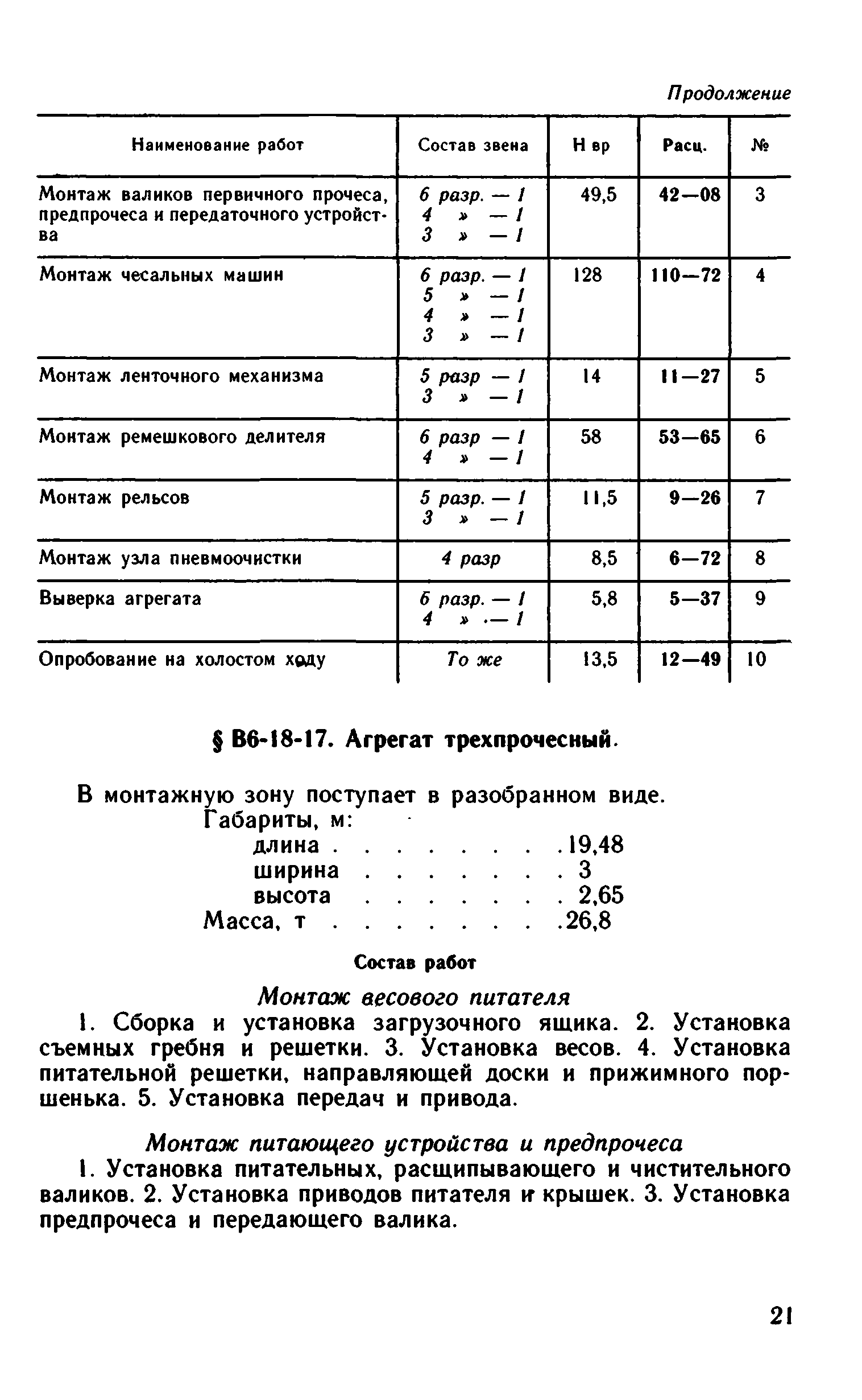 ВНиР В6-18