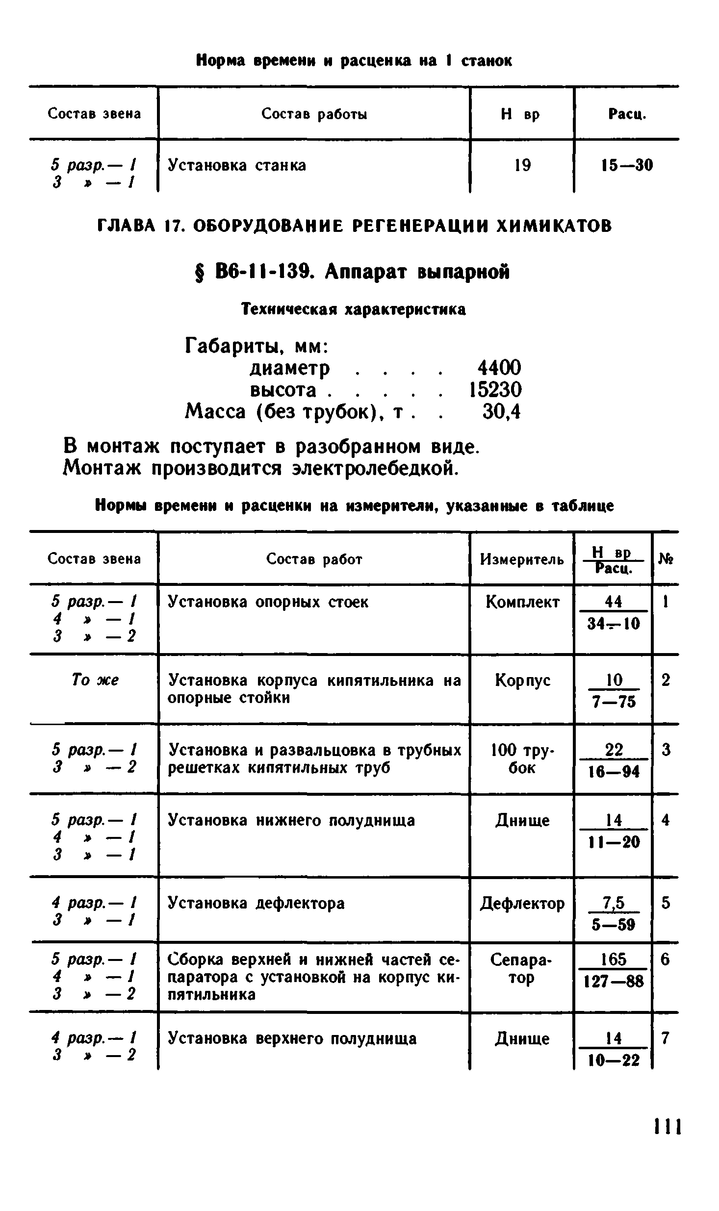 ВНиР В6-11