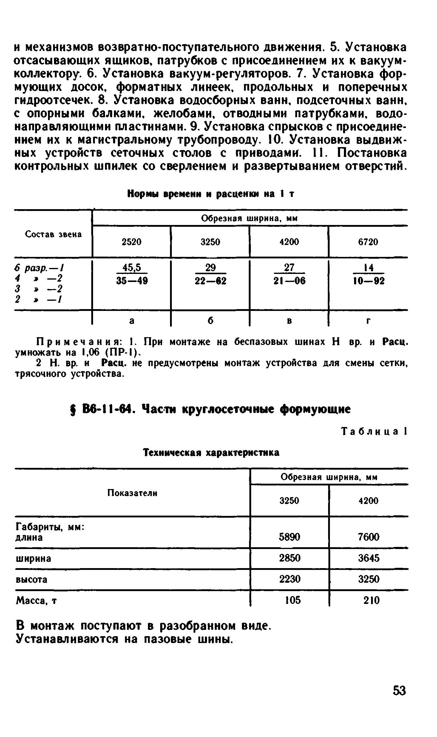 ВНиР В6-11