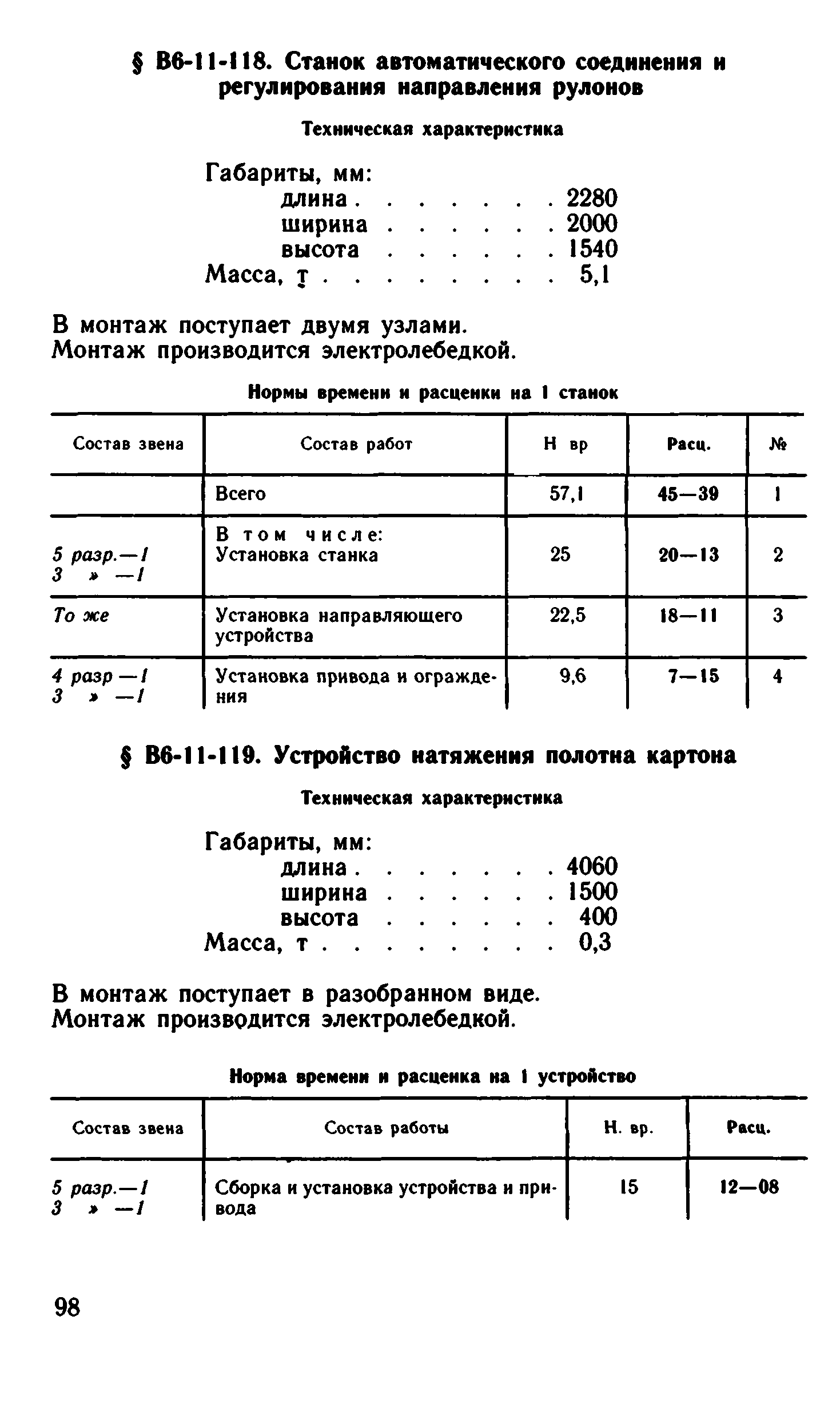 ВНиР В6-11