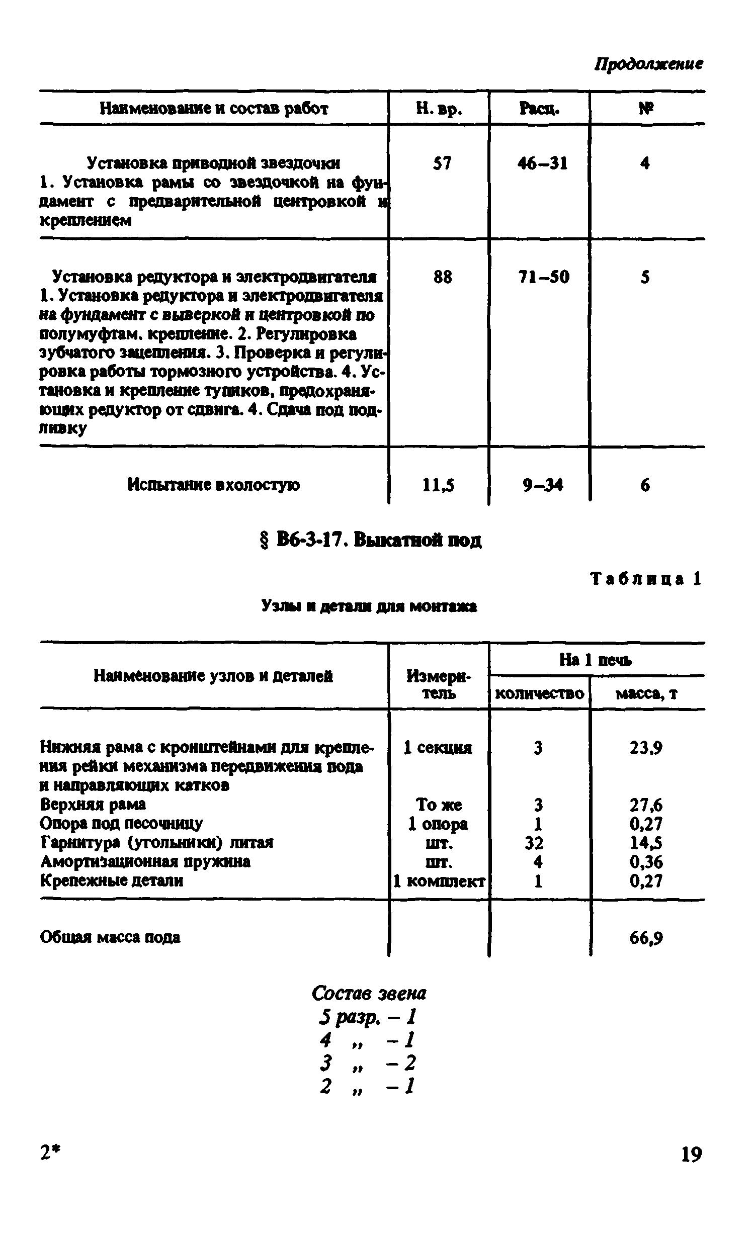 ВНиР В6-3